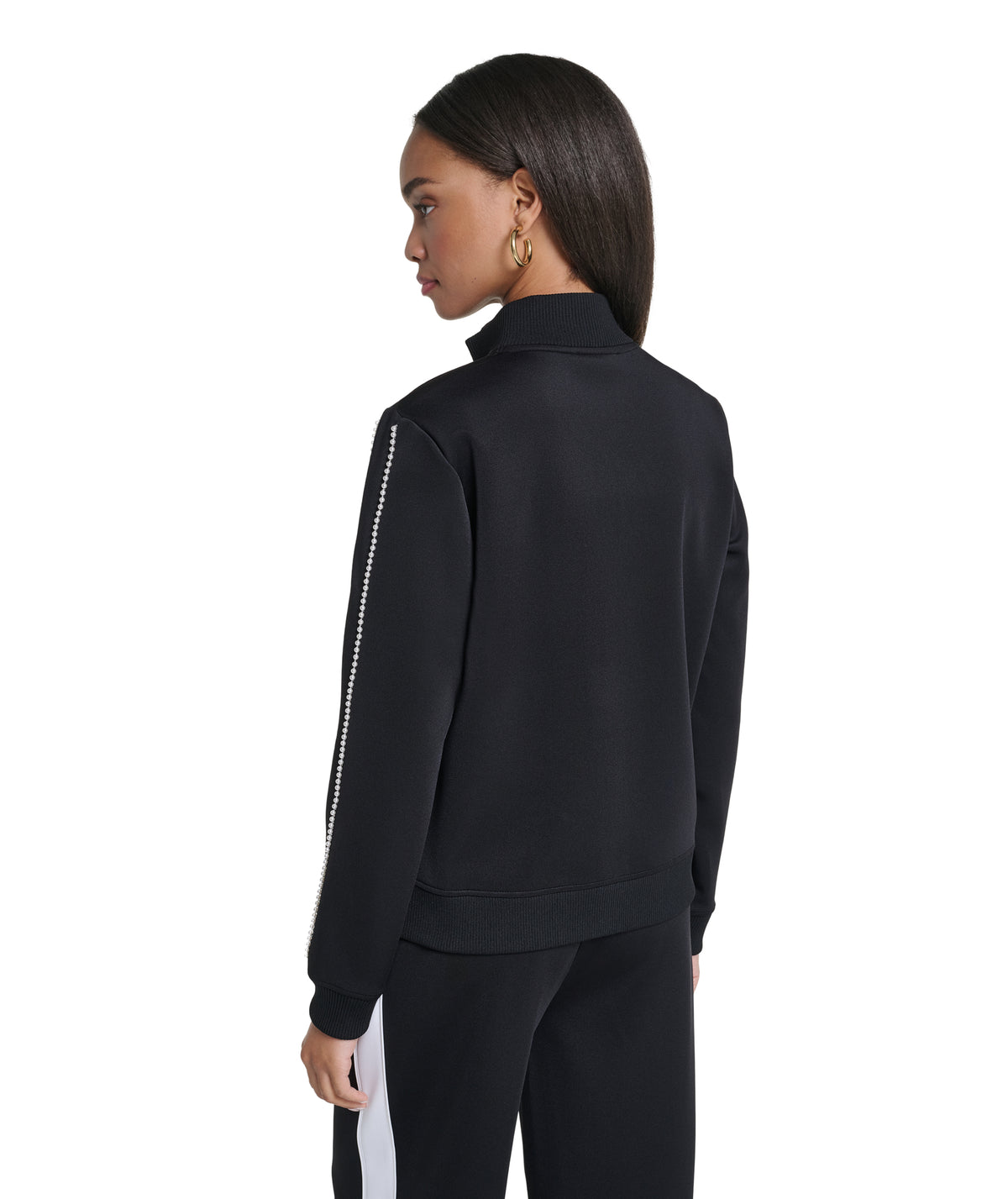 EMBELLISHED BOW TRACK JACKET VIEW 3