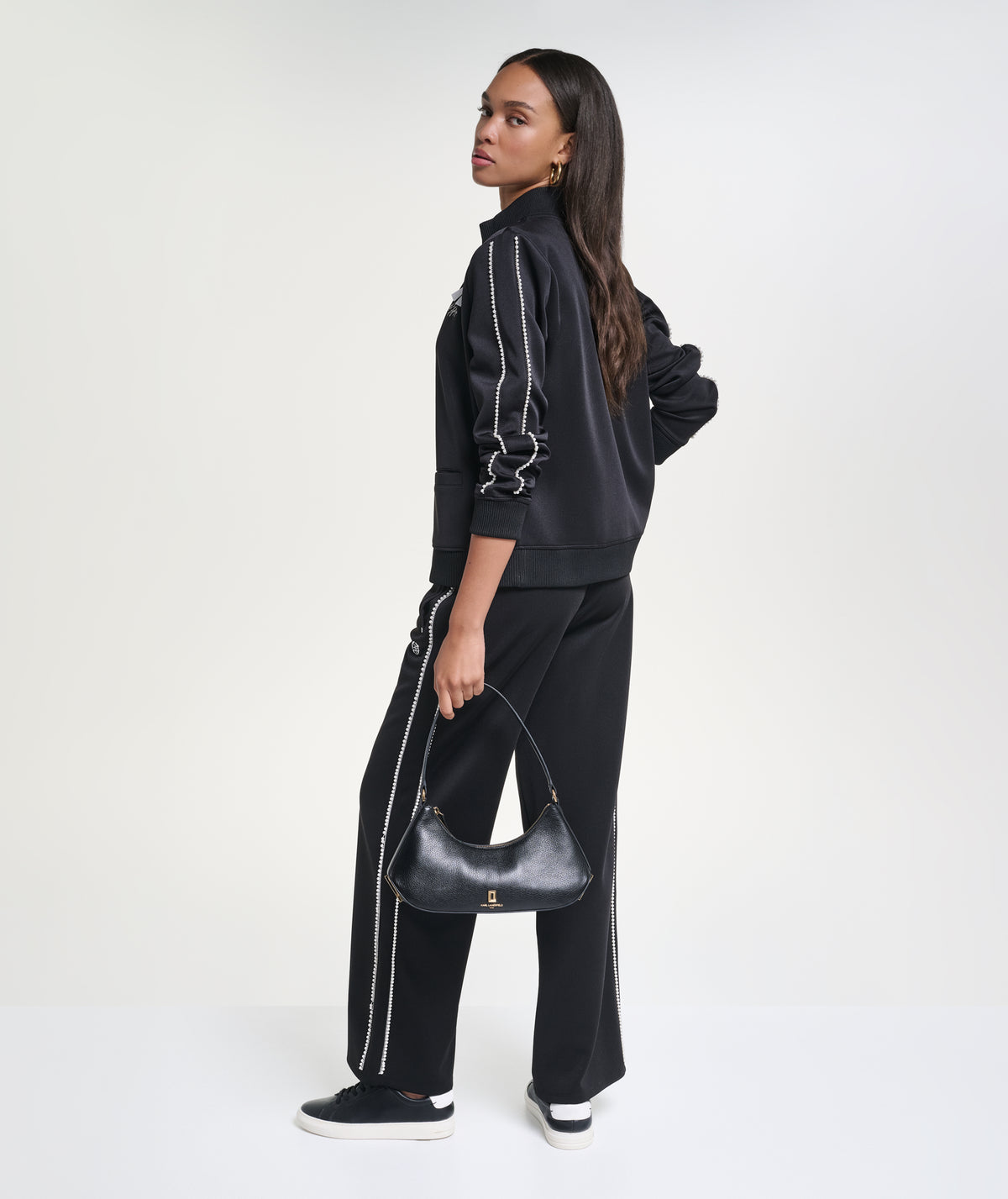 EMBELLISHED BOW TRACK JACKET VIEW 6