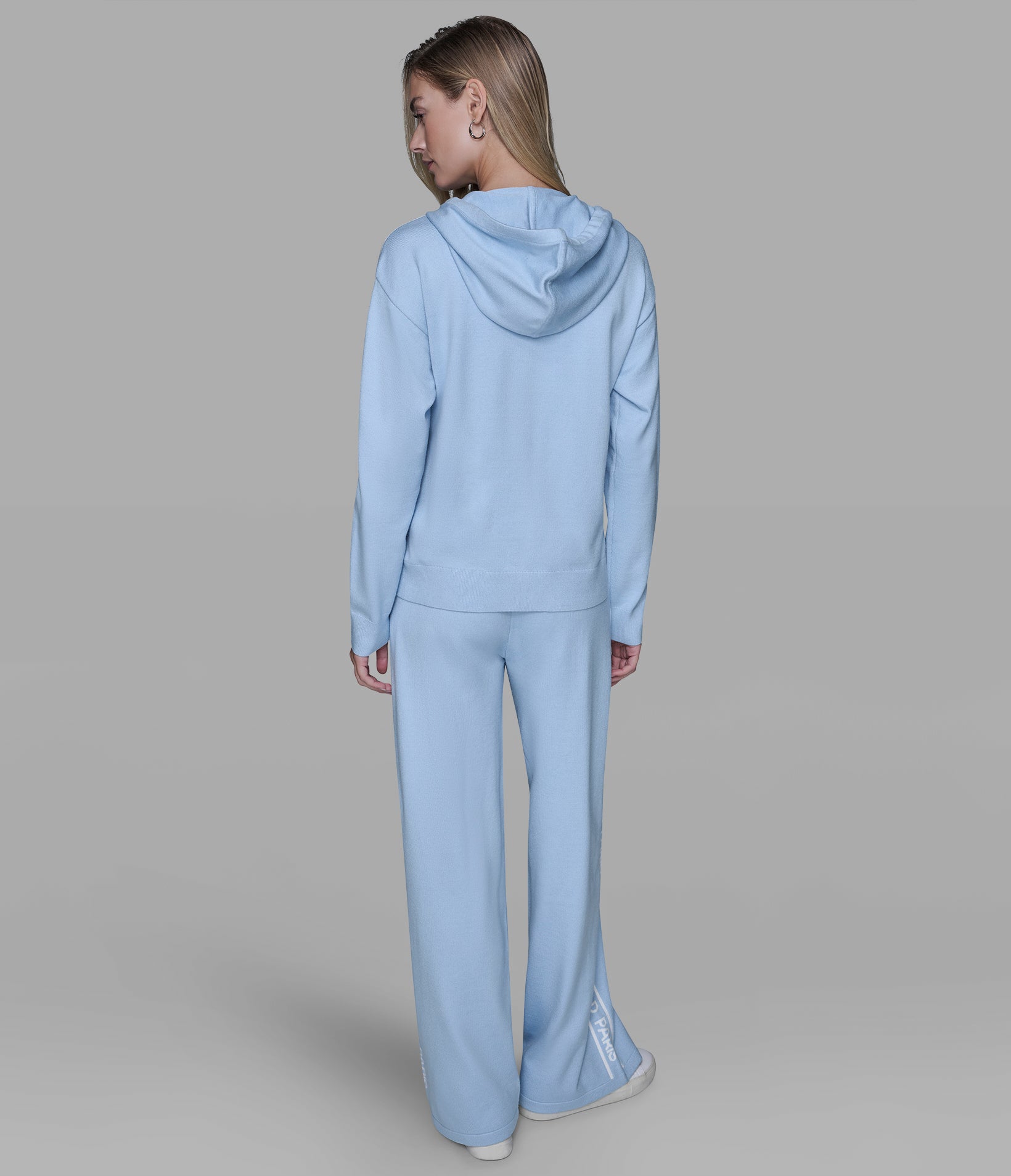 LOGO FULL-ZIP SWEATER WITH HOODIE VIEW 5 | Women's Sale