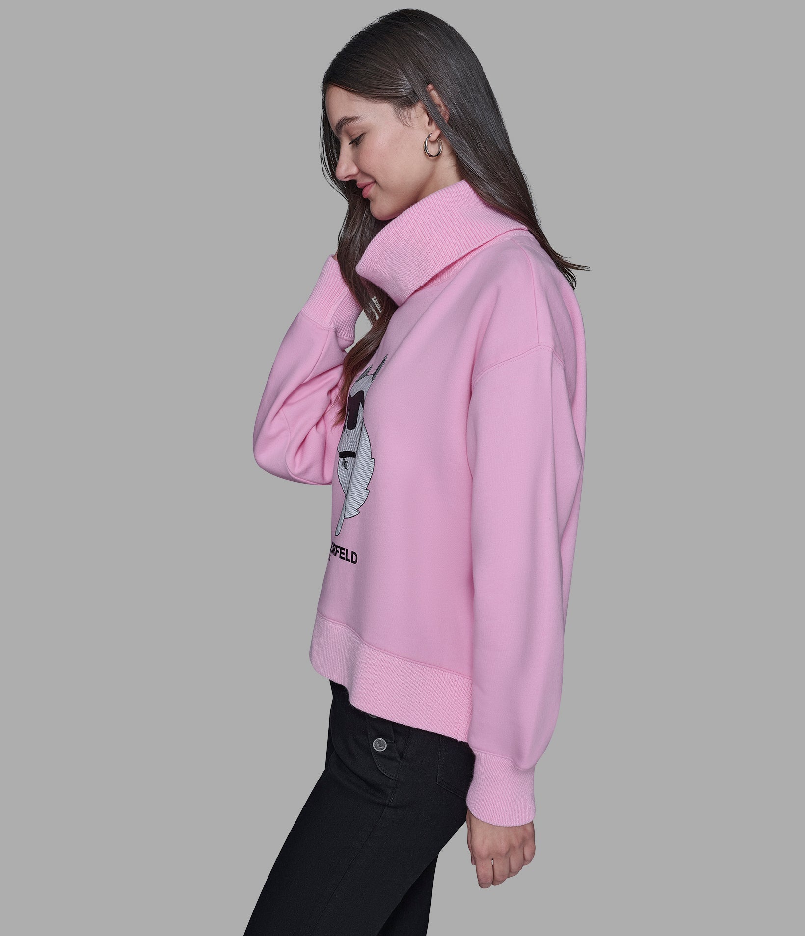 CHOUPETTE TURTLENECK SWEATSHIRT VIEW 3 | Women's Clearance