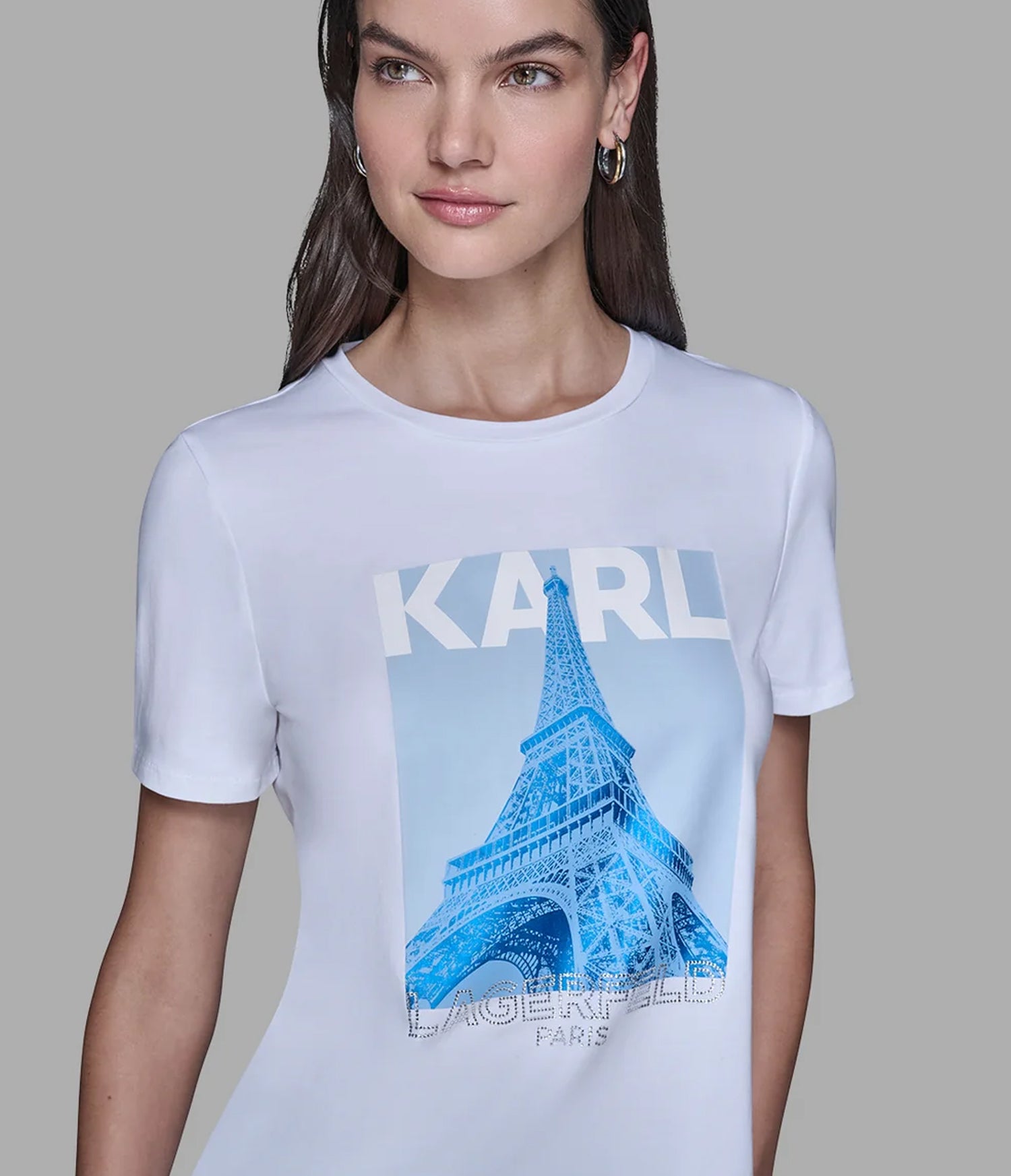 KARL EIFFEL TOWER TEE View 1 | Women's Tees & Tanks