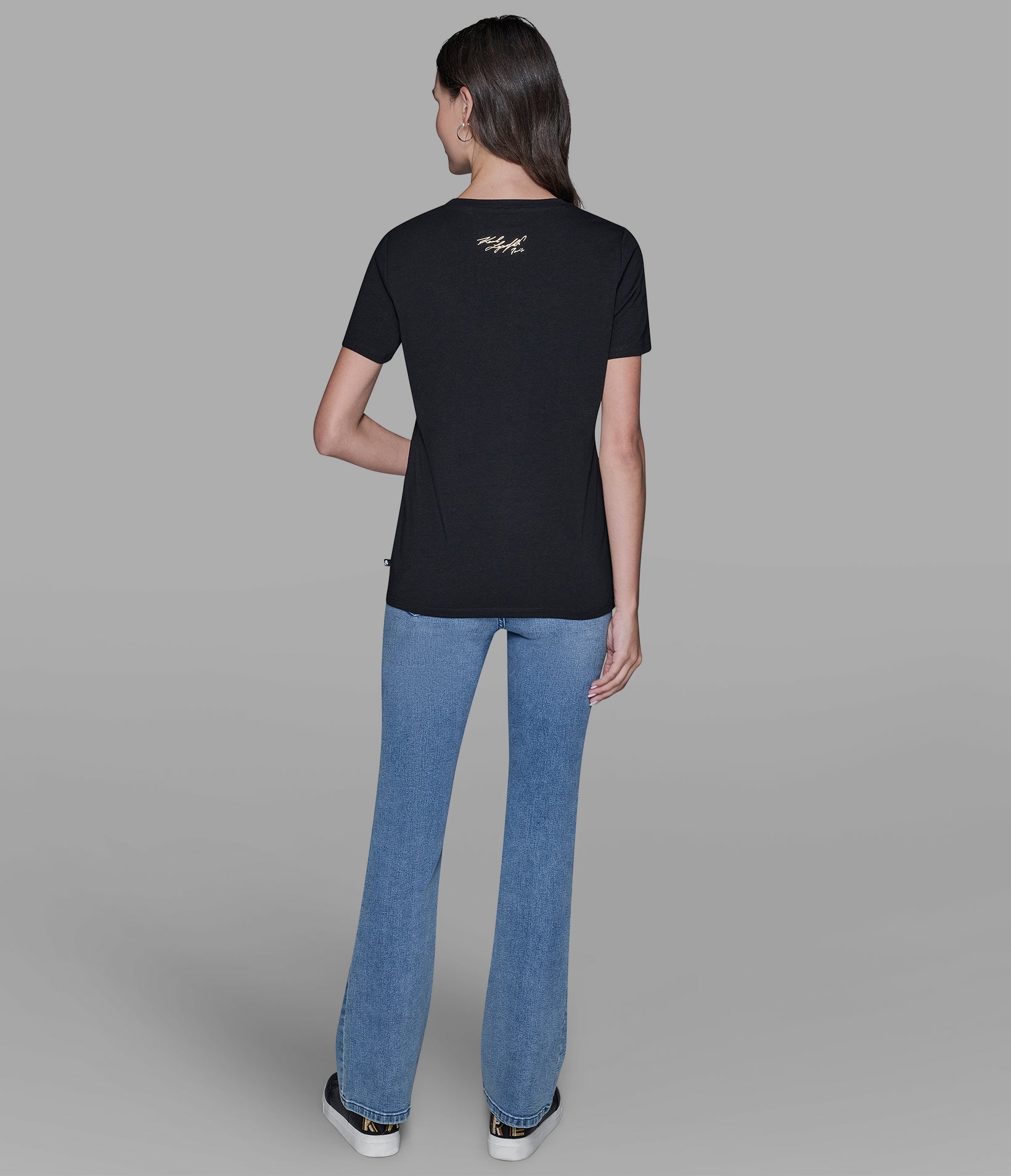 CHARM NECKLACE TEE VIEW 5 | Women's Clothing