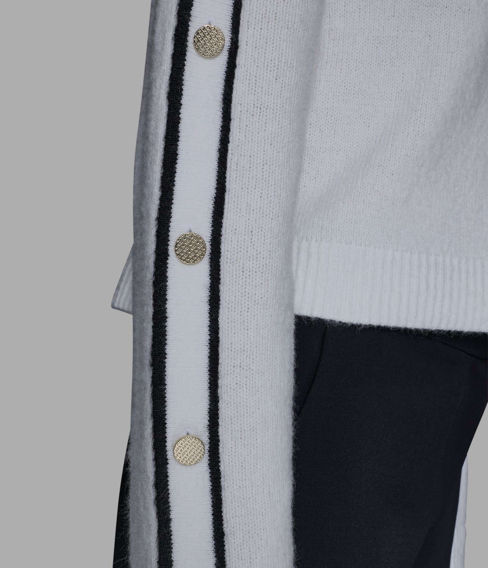 BUTTON SLEEVE PULLOVER SWEATER VIEW 5 | New Arrivals