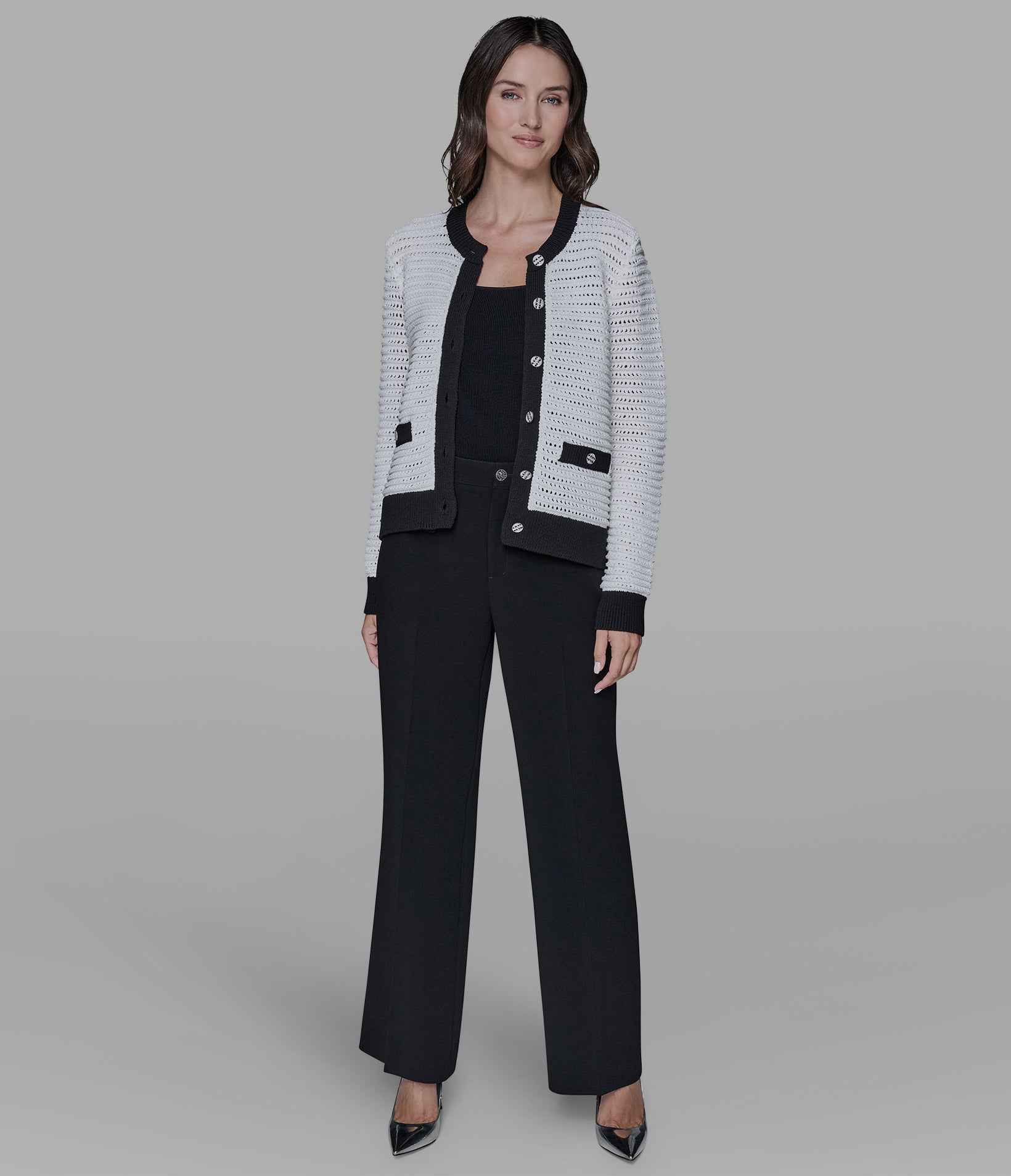 CROCHET KNIT CARDIGAN VIEW 4 | New Arrivals