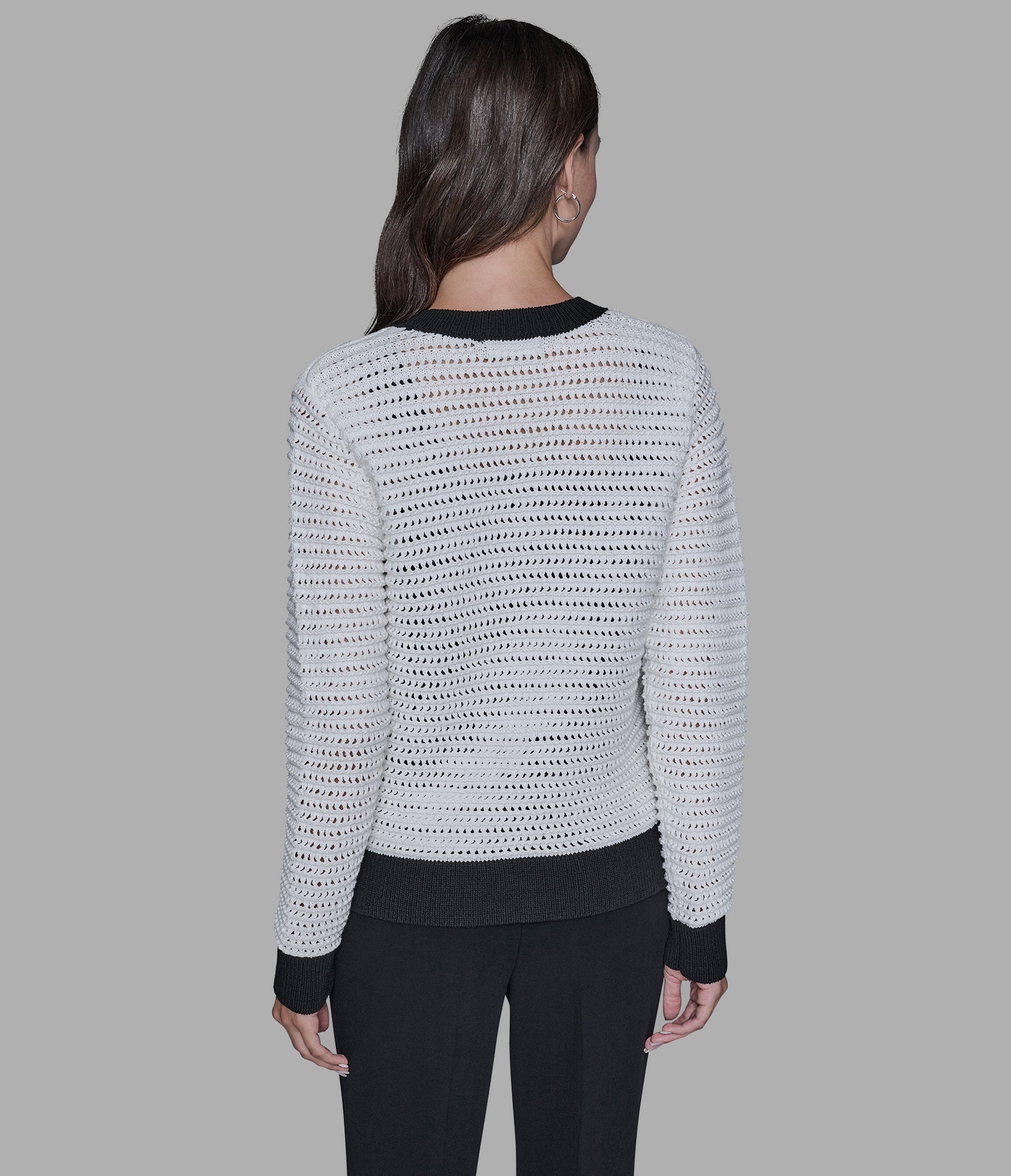 CROCHET KNIT CARDIGAN View 2 | New Arrivals