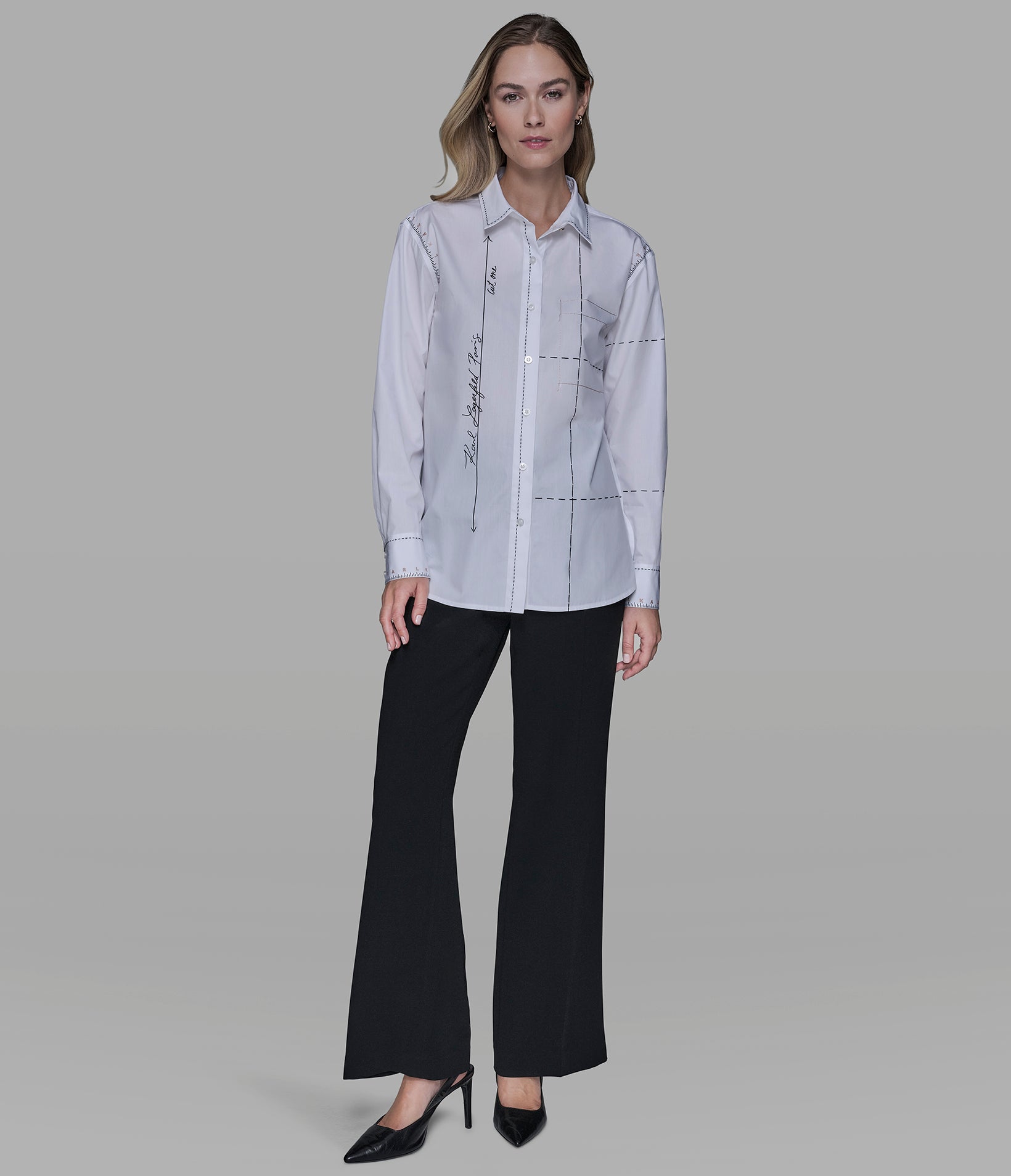 SEWING PATTERN POPLIN SHIRT VIEW 4 | New Arrivals
