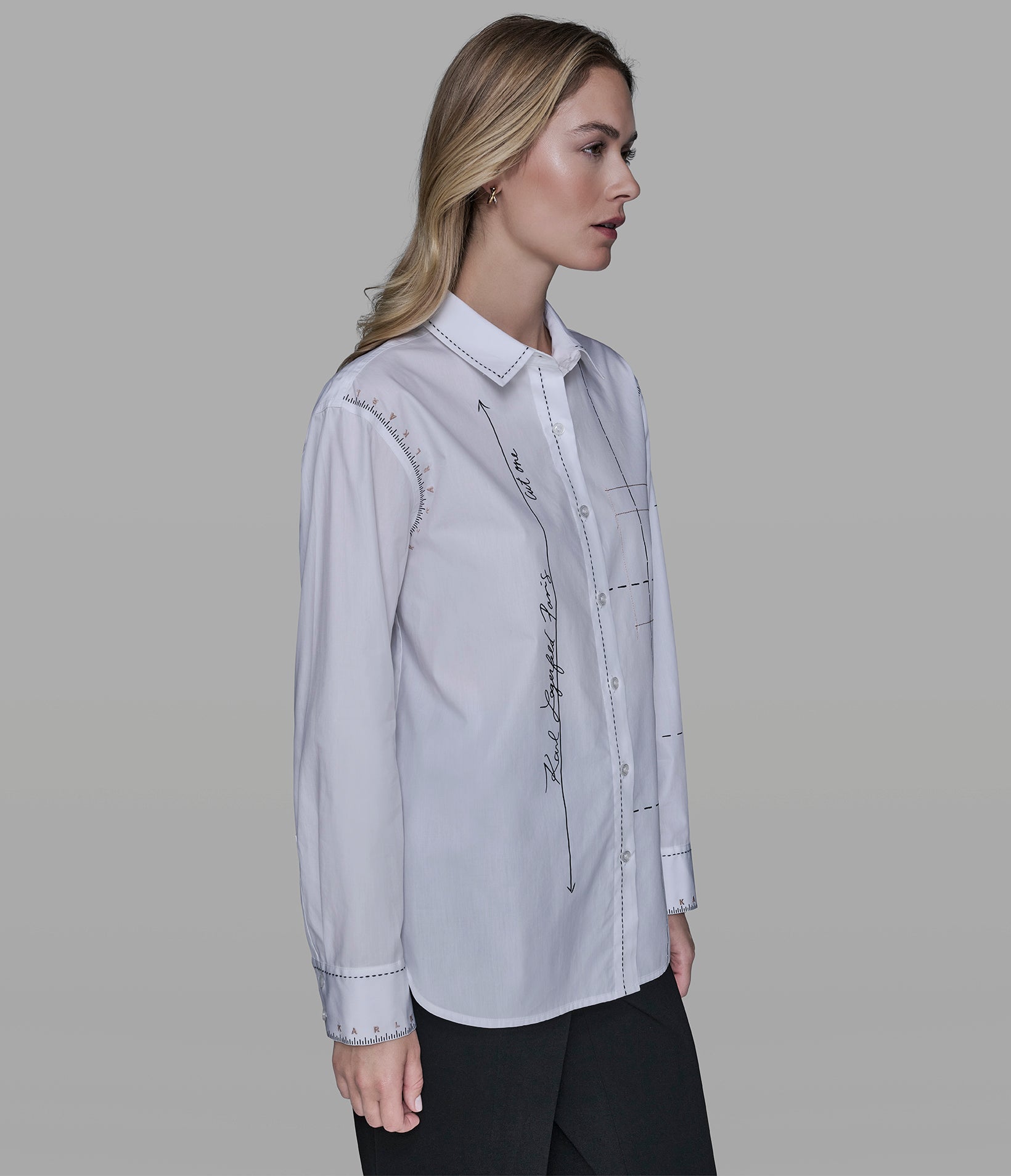 SEWING PATTERN POPLIN SHIRT VIEW 3 | New Arrivals