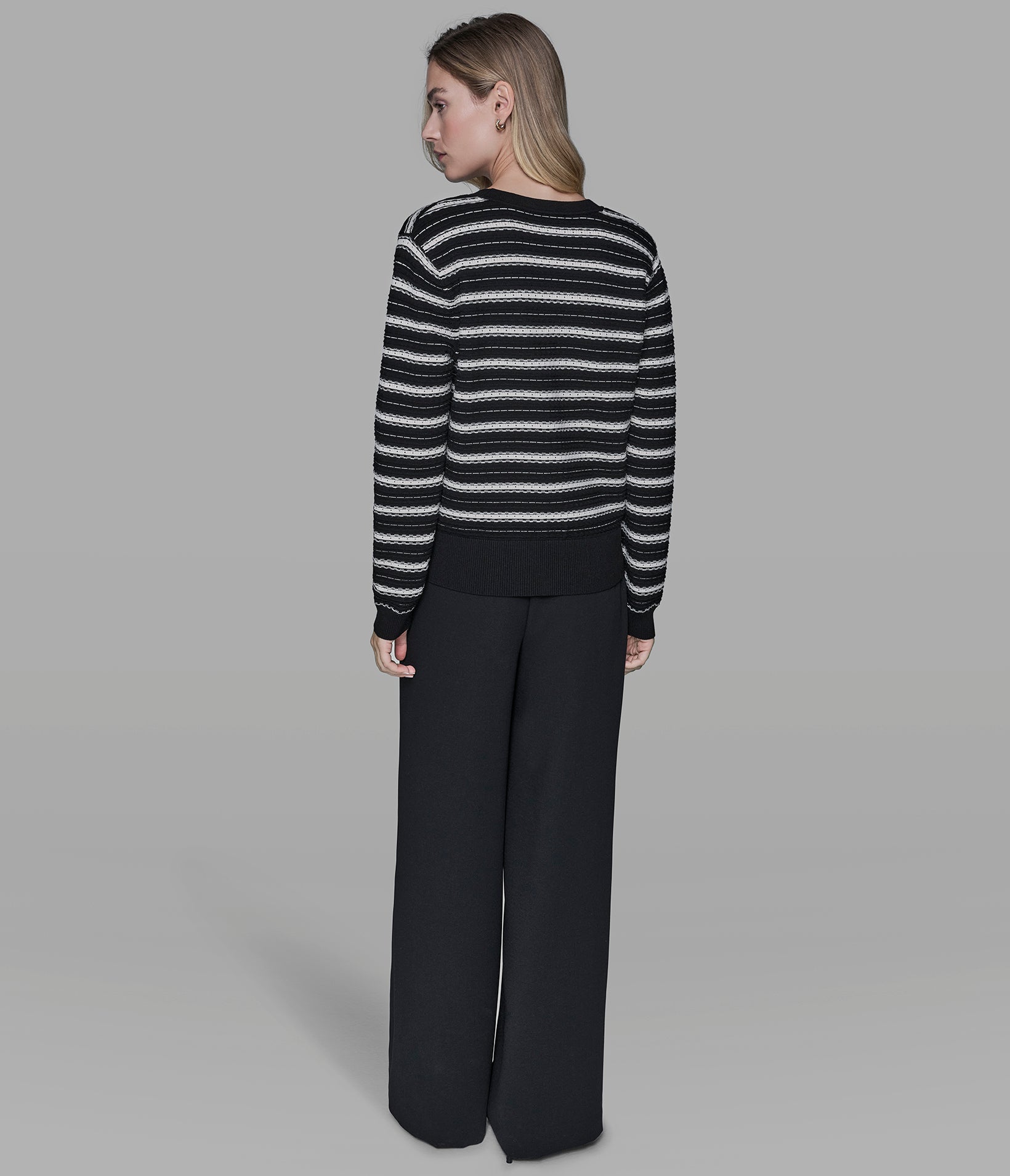 STRIPE KNIT CARDIGAN VIEW 5