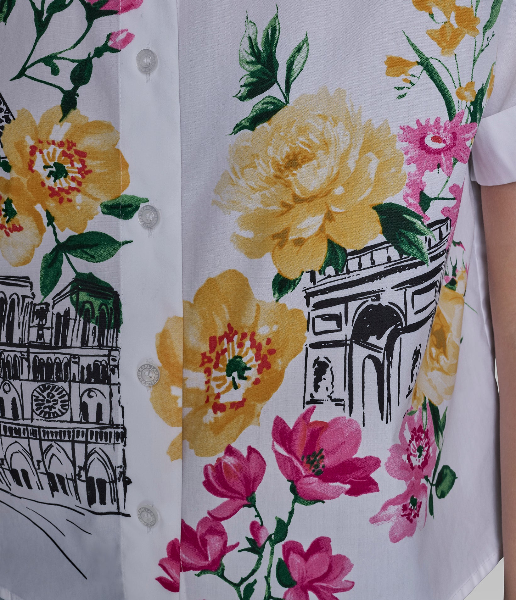 FLORAL PRINT POPLIN SHIRT VIEW 6 | Wear to Work