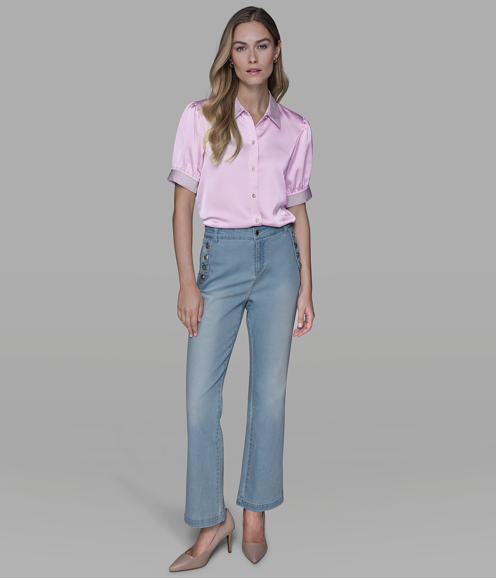 SATIN STUD SHIRT VIEW 6