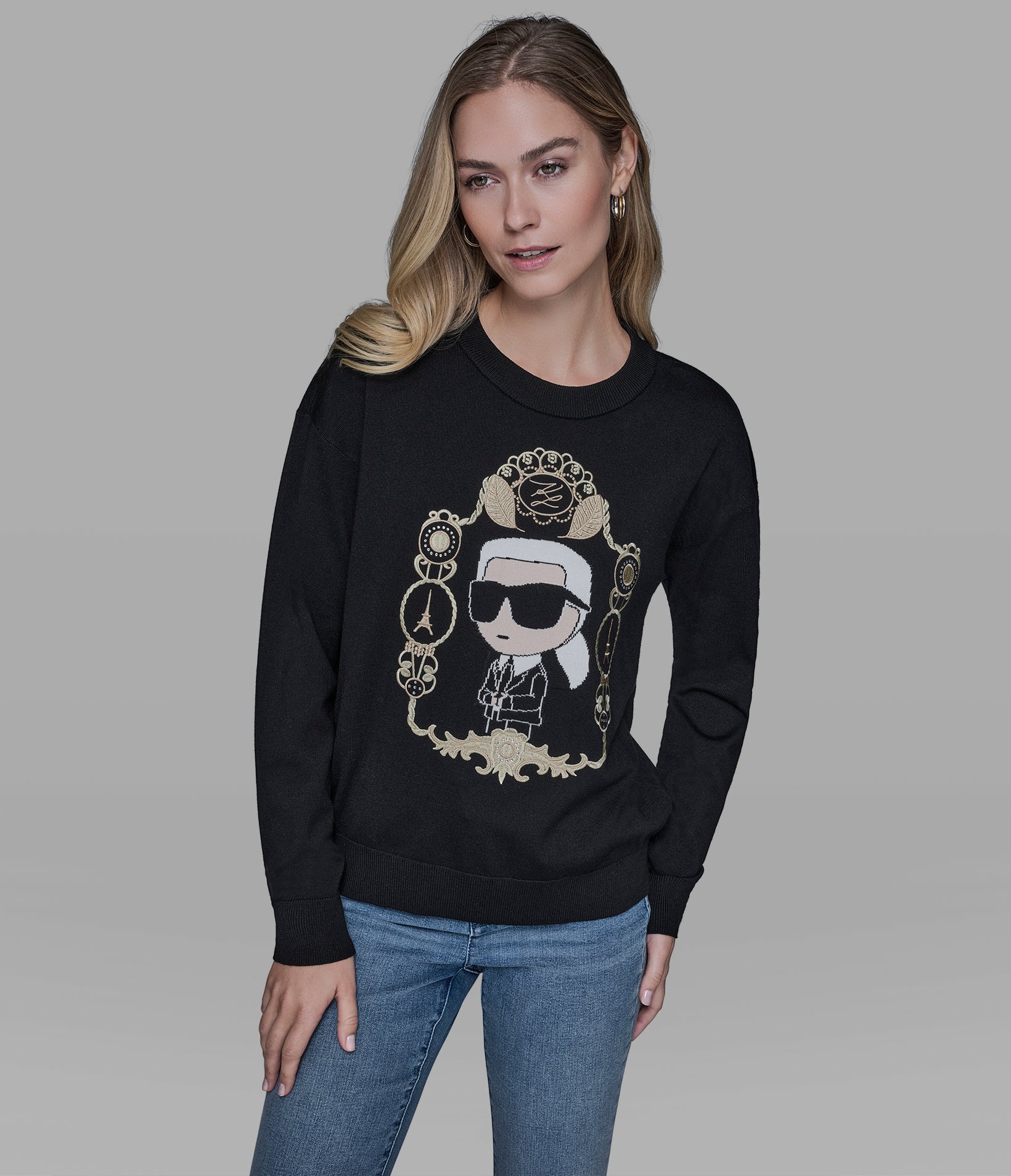 ROCOCO KARL SWEATER View 1 | Women's Clothing Sale