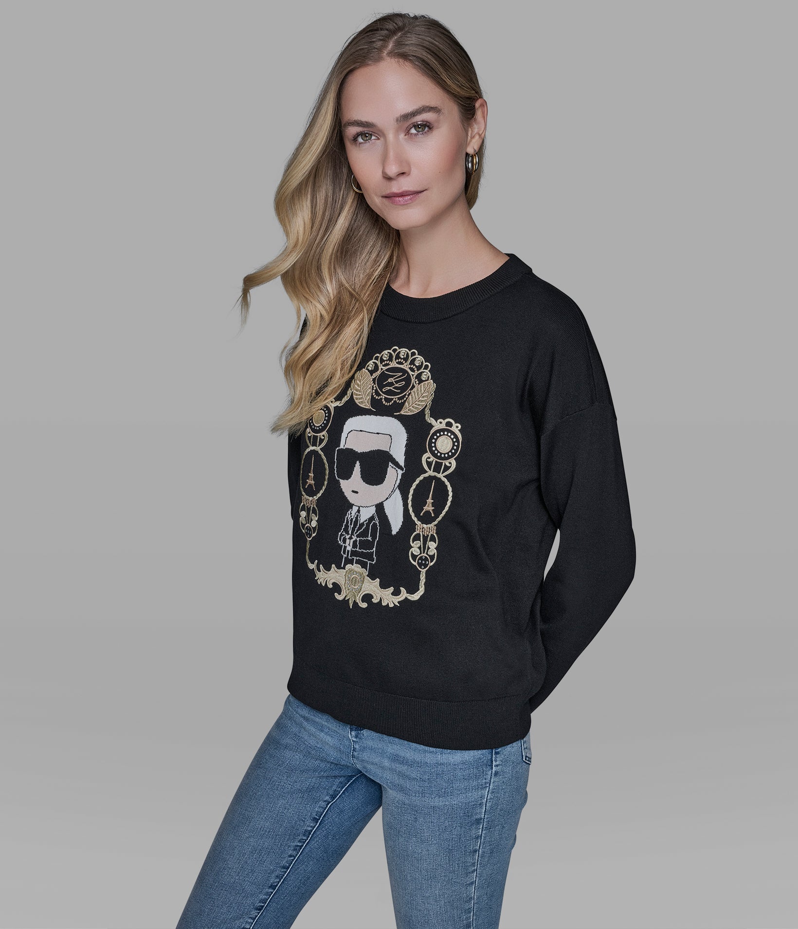 Rococo Karl Sweater | Sweaters & Tops | Karl Lagerfeld Paris