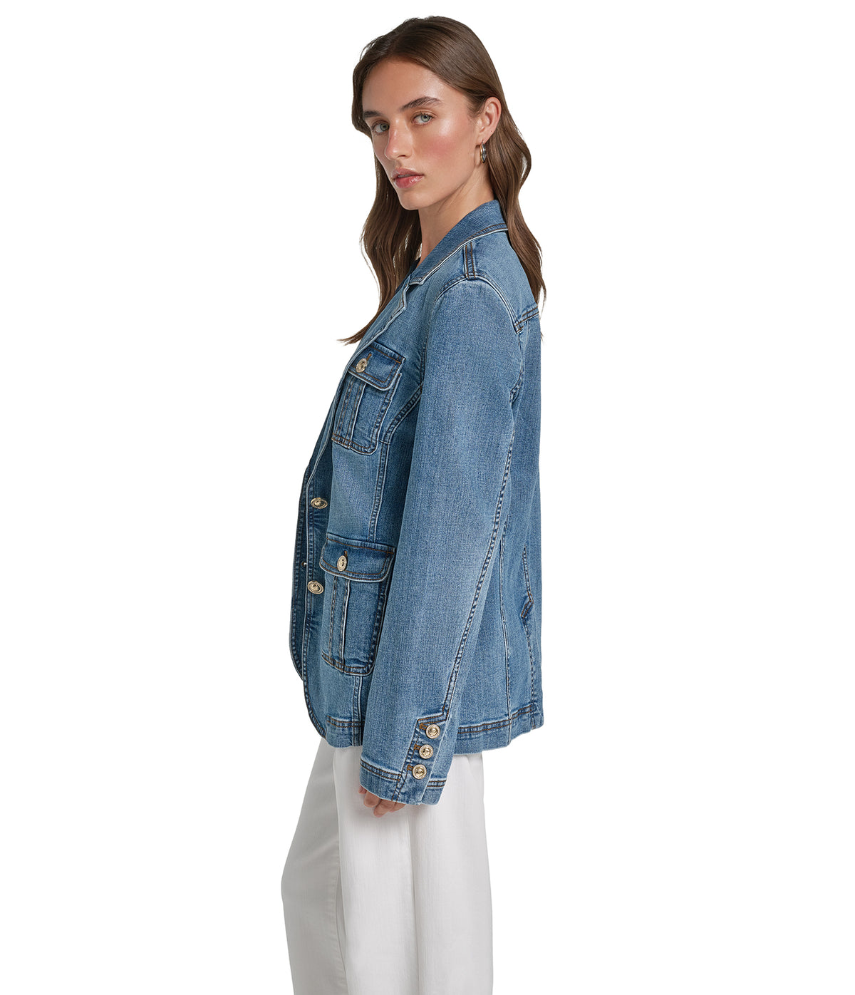 FOUR POCKET DENIM JACKET VIEW 10 | Jackets & Coats