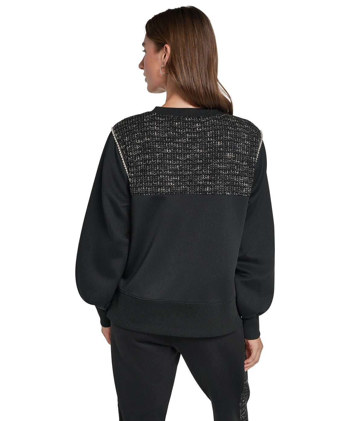 TWEED SWEATSHIRT VIEW 3