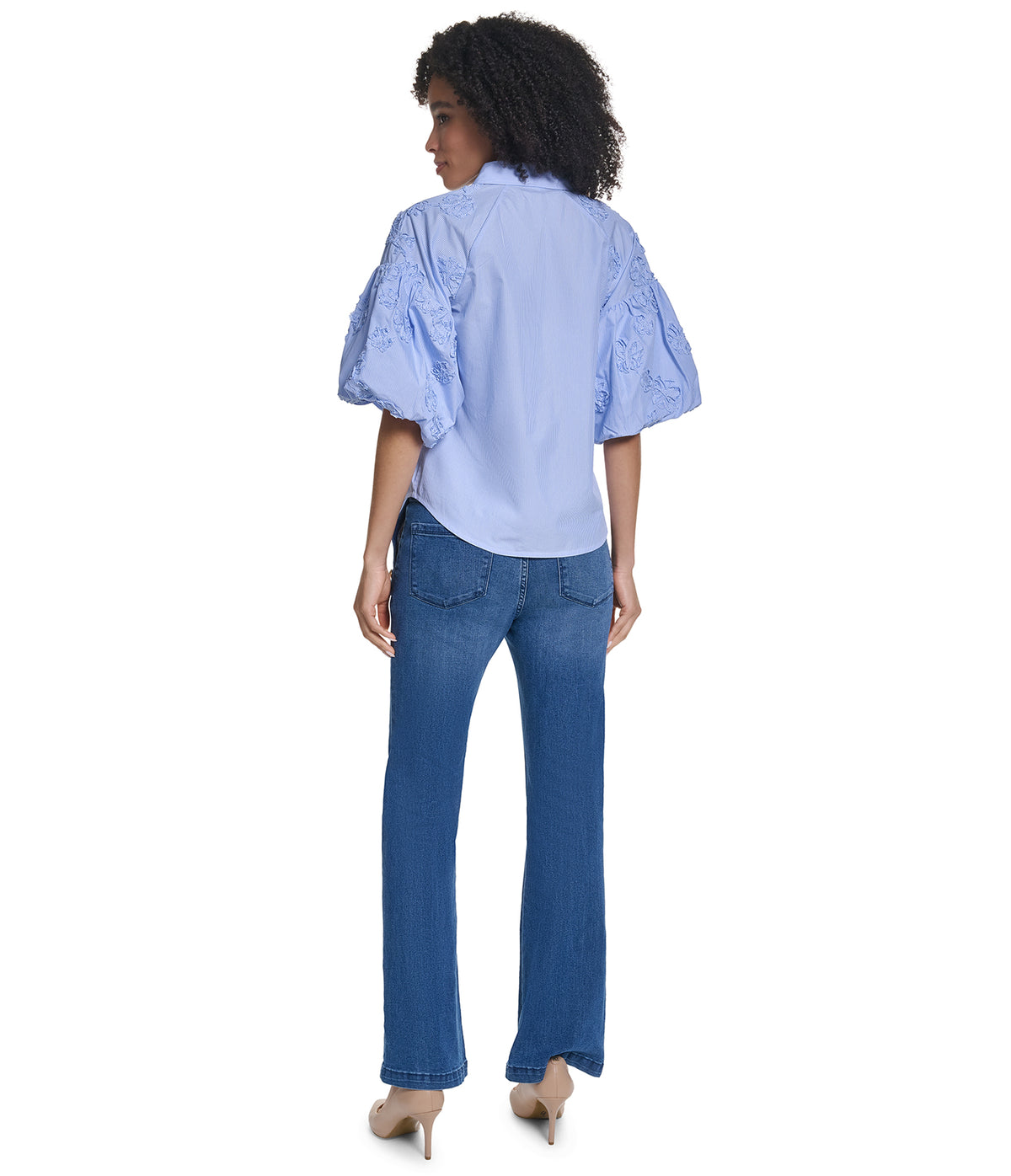 BUBBLE SLEEVE TOP VIEW 4 | Holiday Sale