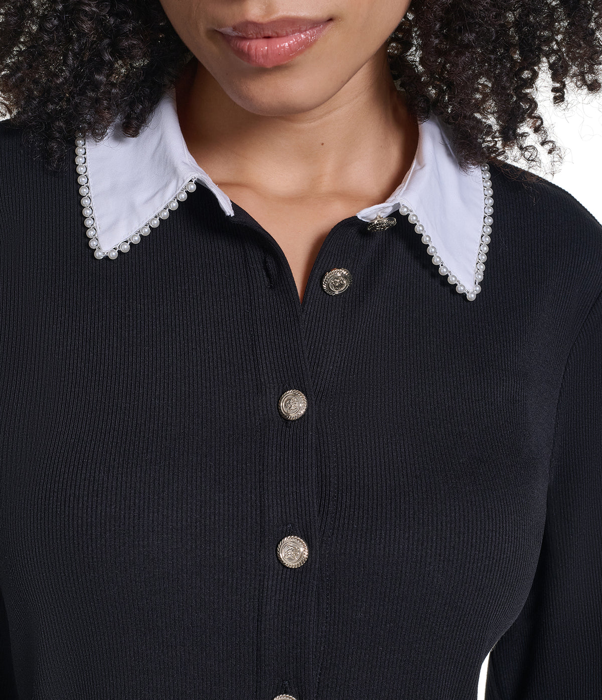 SHORT SLEEVE SCALLOPED HEM TOP VIEW 7
