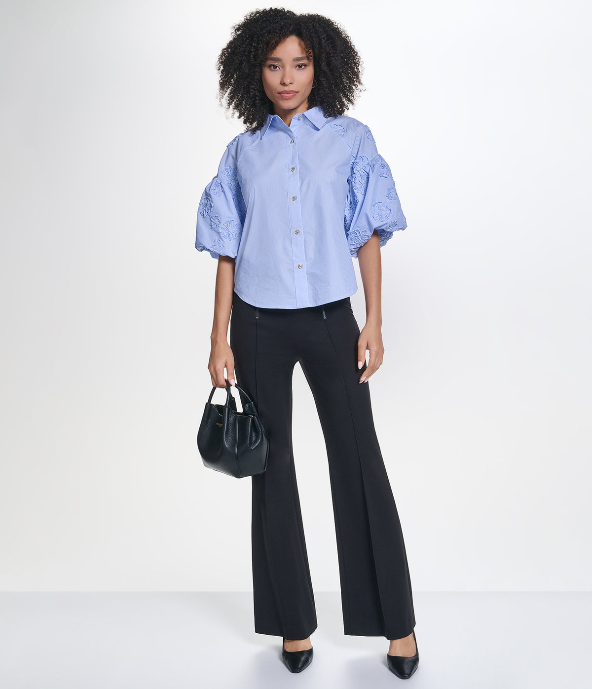 BUBBLE SLEEVE TOP VIEW 6 | Holiday Sale