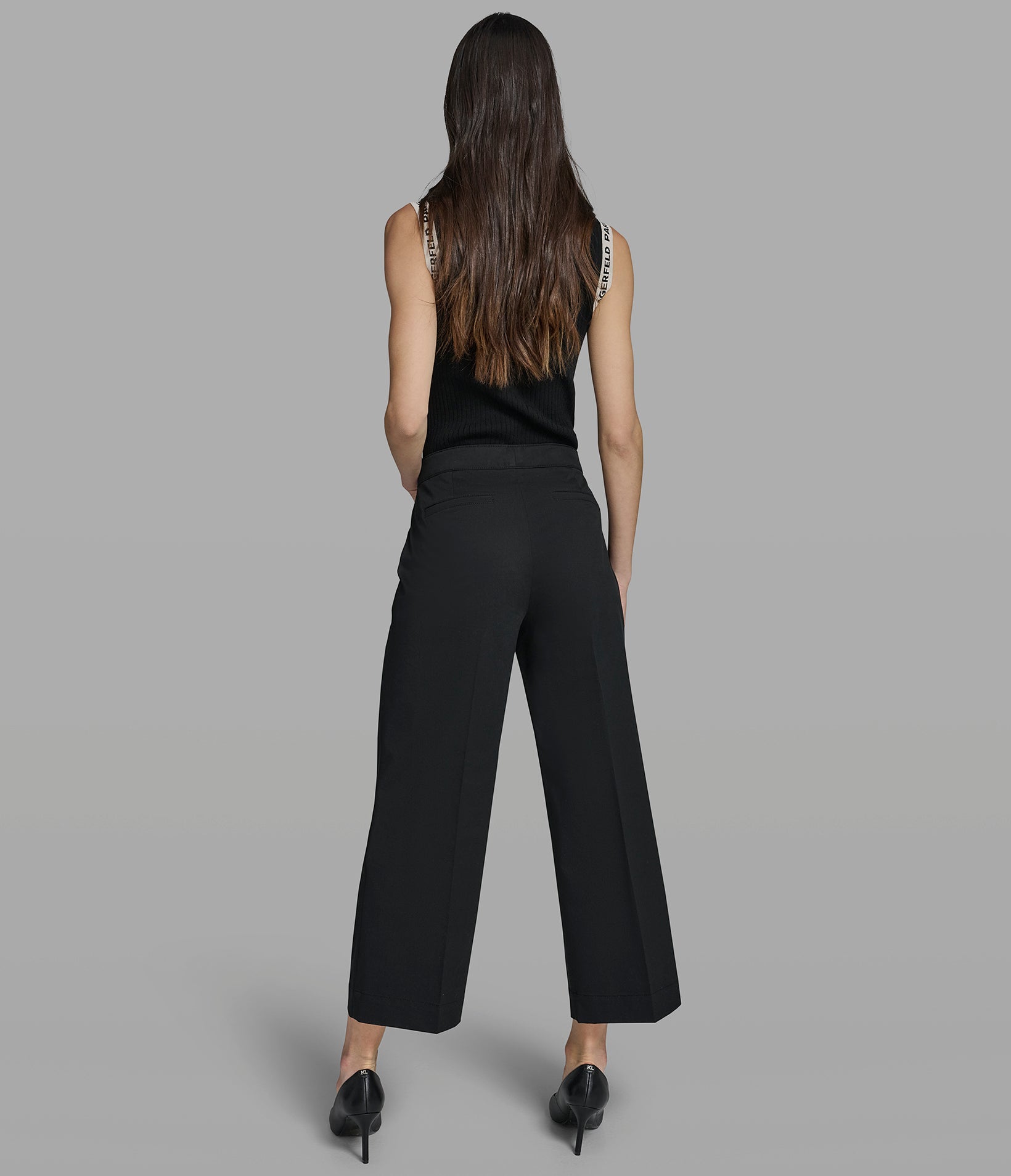 WIDE LEG PANT WITH BOW POCKETS VIEW 5 | Women's Pants