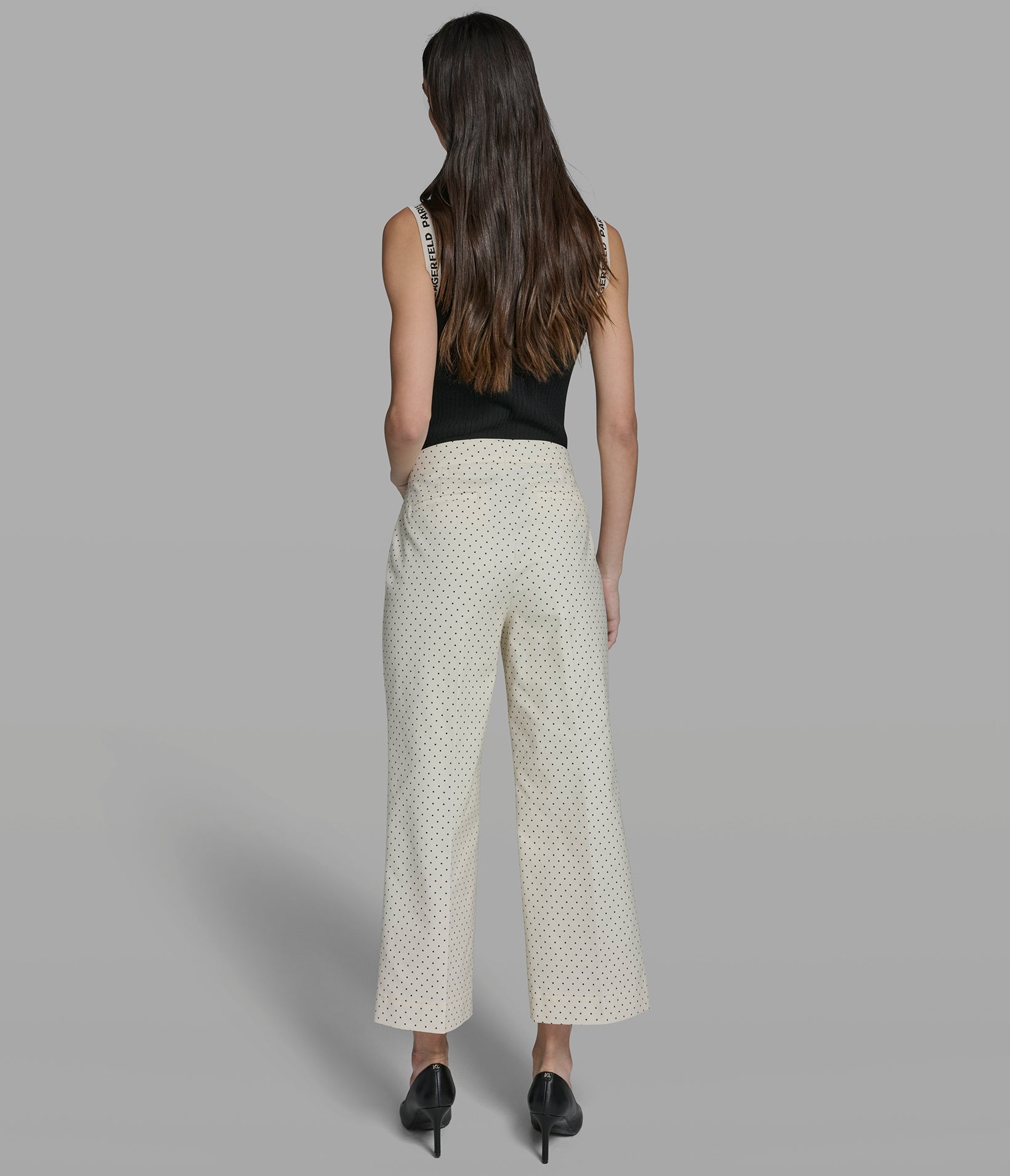 POLKA DOT CROPPED WIDE-LEG PANT VIEW 5 | New Arrivals