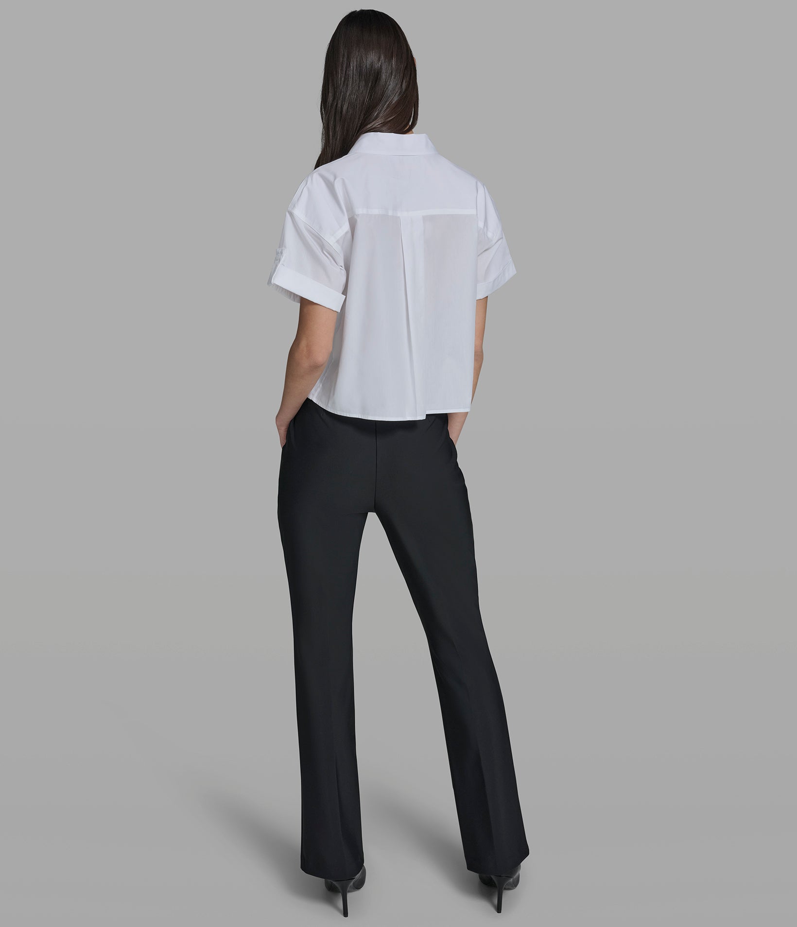 KARL SKETCH POPLIN SHIRT VIEW 5 | New Women's Clothing