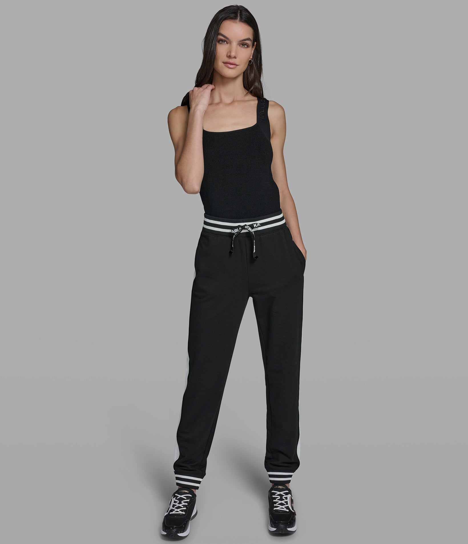 TRACK JOGGER WITH STRIPE DETAIL VIEW 5