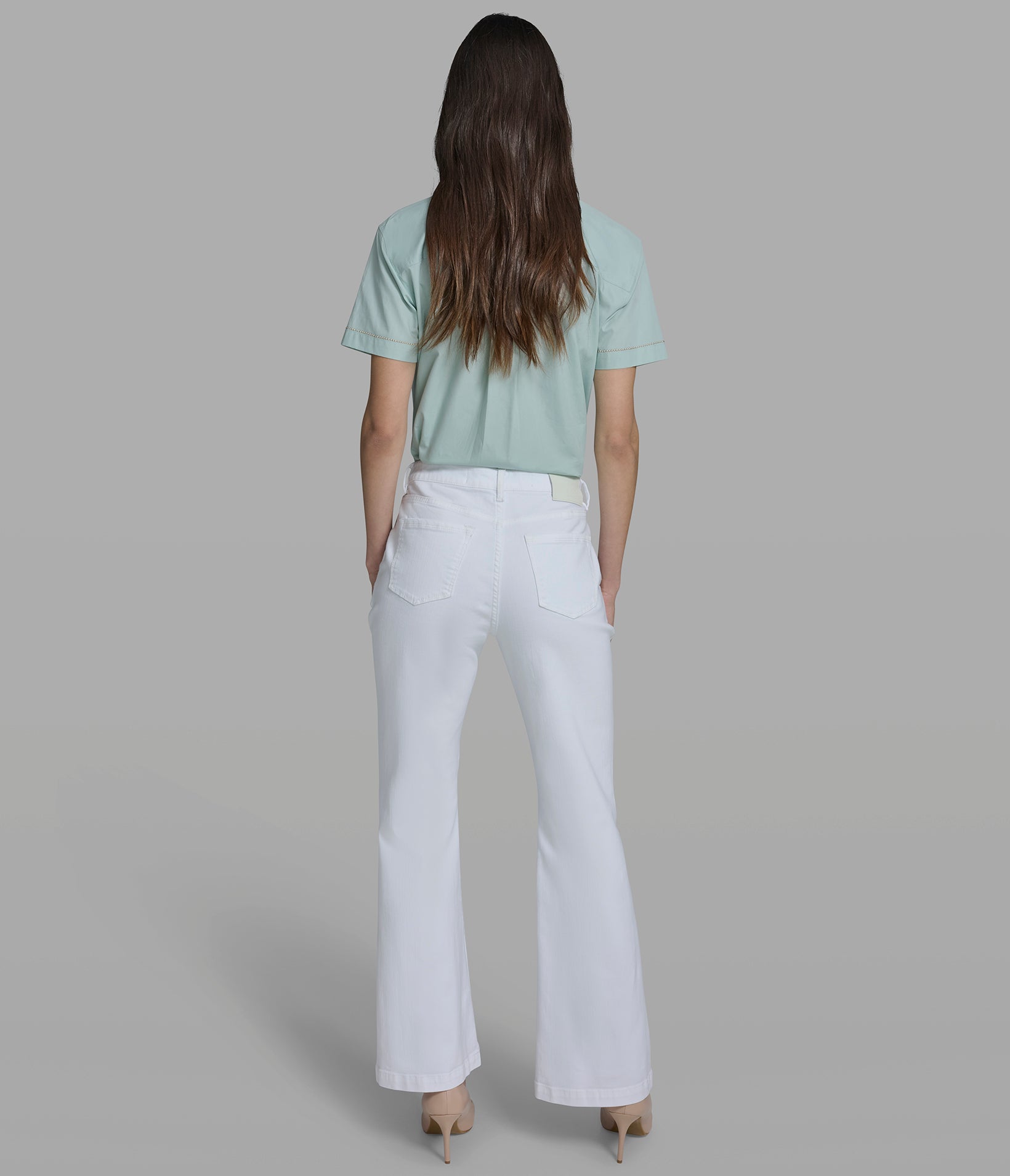 SAILOR BUTTON BOOTCUT JEAN VIEW 5 | Women's Denim