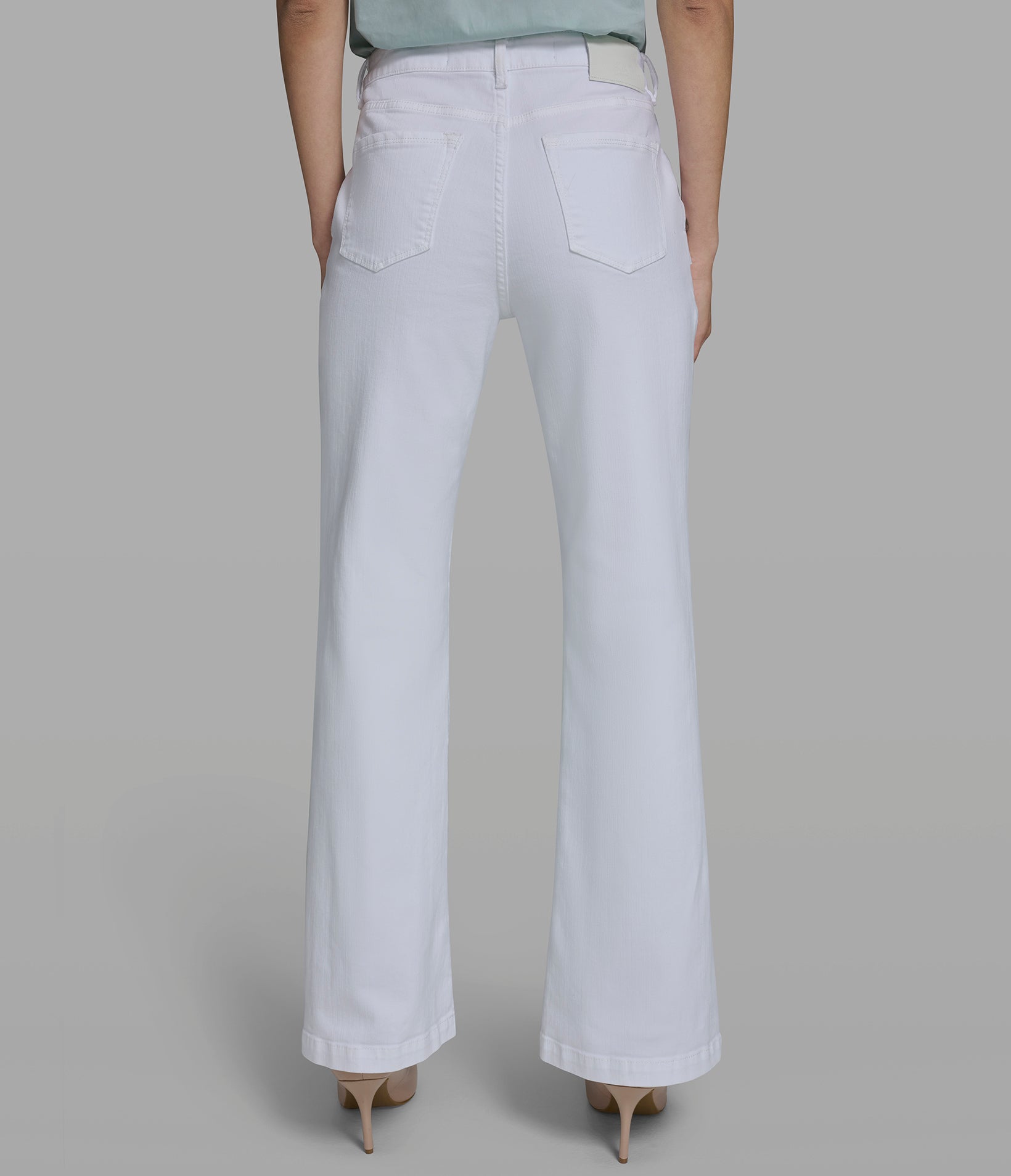 SAILOR BUTTON BOOTCUT JEAN View 2 | Women's Denim