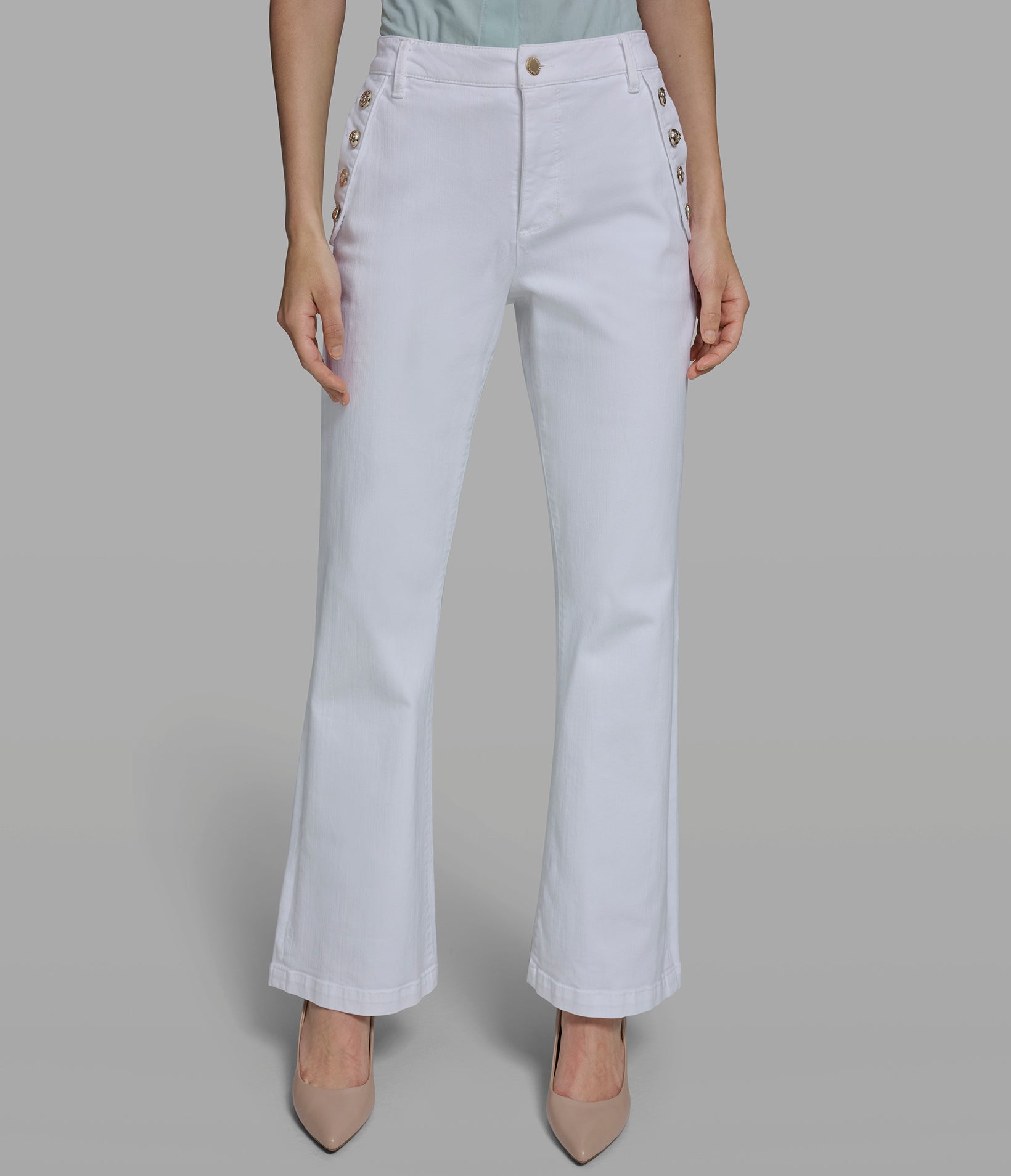 SAILOR BUTTON BOOTCUT JEAN VIEW 3 | Women's Denim