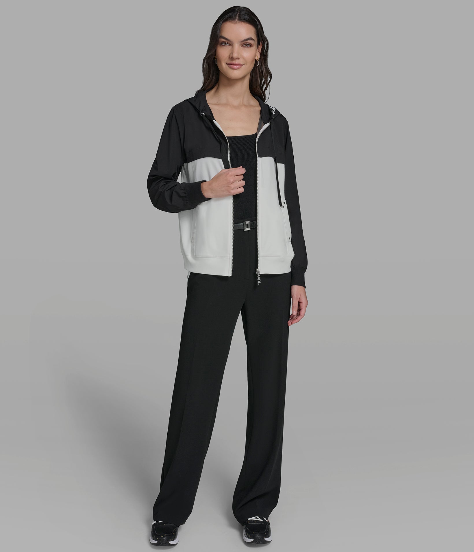 Colorblock Sport Jacket | Jackets & Blazers | Karl Lagerfeld Paris