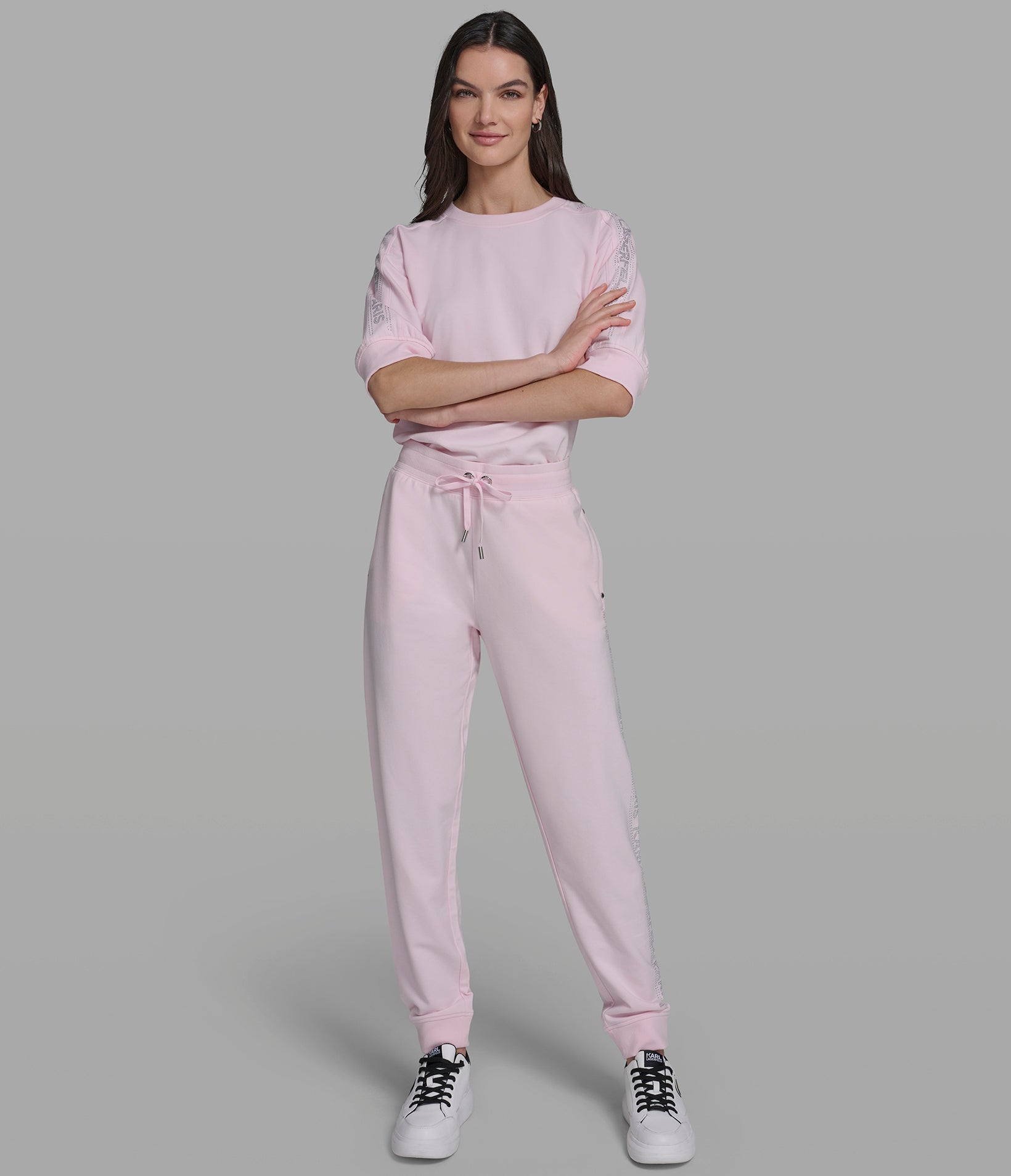 SPARKLE LOGO TAPE JOGGER VIEW 4 | New Arrivals