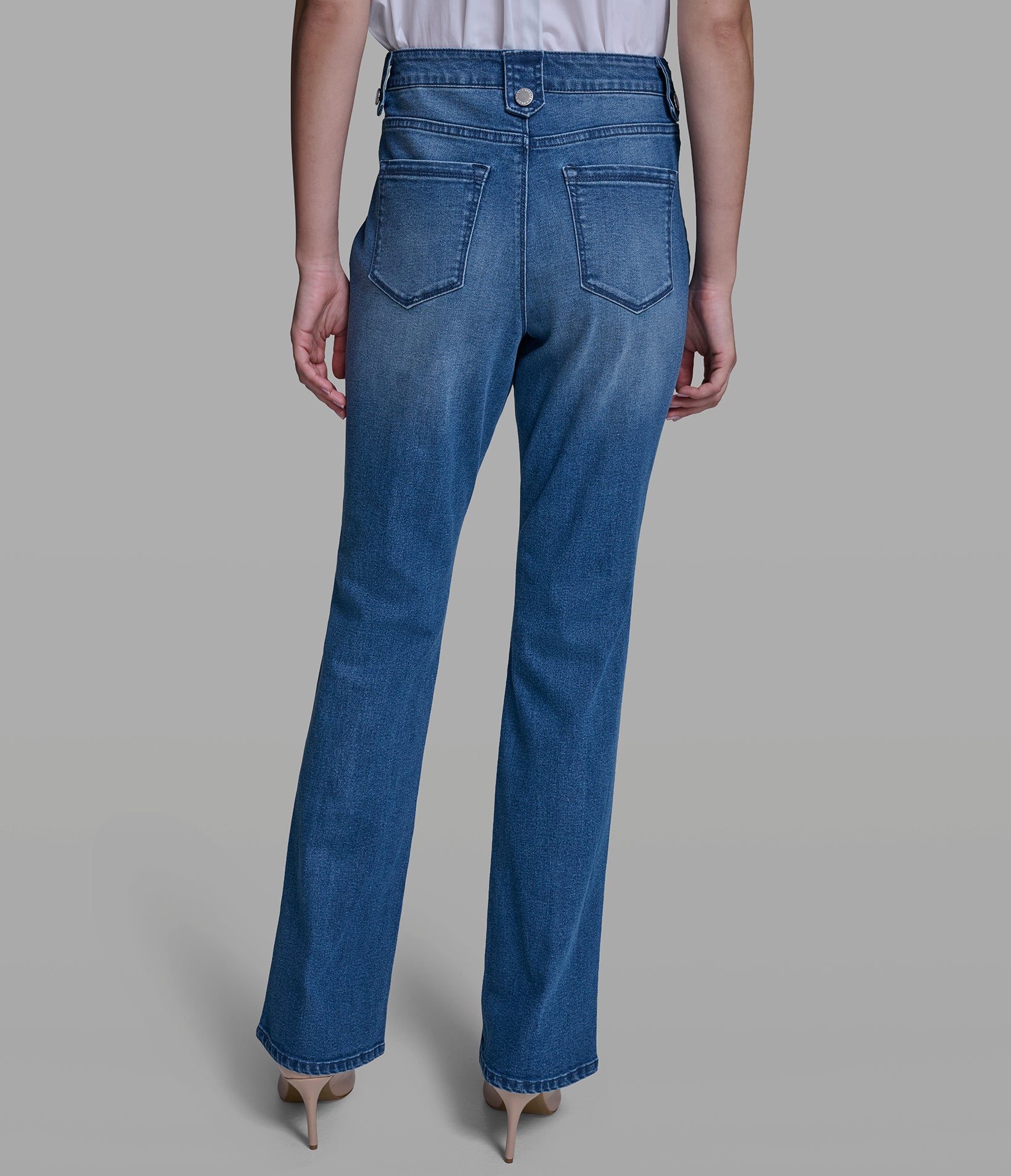 FRONT POCKET BOOTCUT JEAN View 2 | Women's Denim