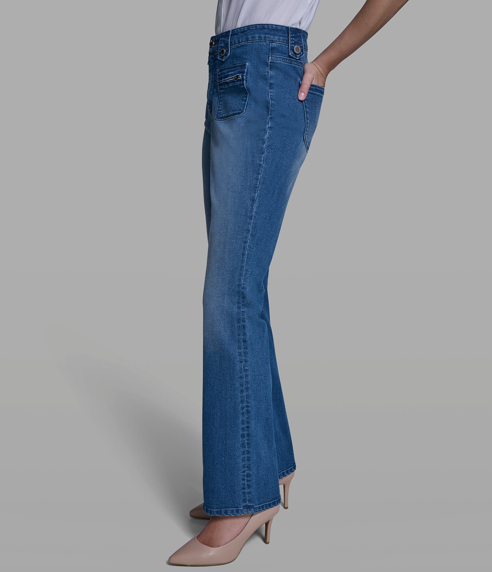 FRONT POCKET BOOTCUT JEAN VIEW 3 | Women's Denim
