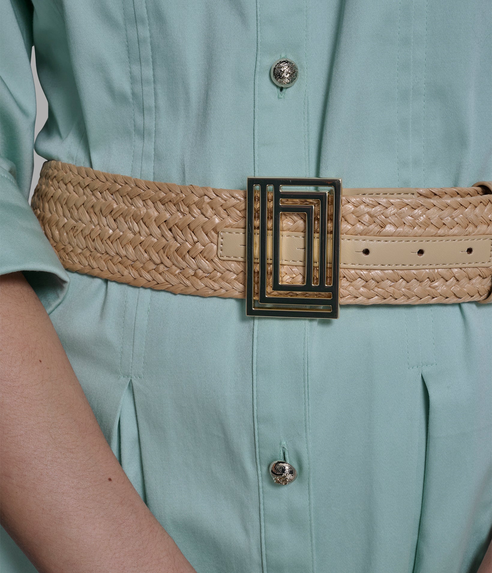 MIDI SHIRT DRESS WITH BELT VIEW 5 | New Arrivals