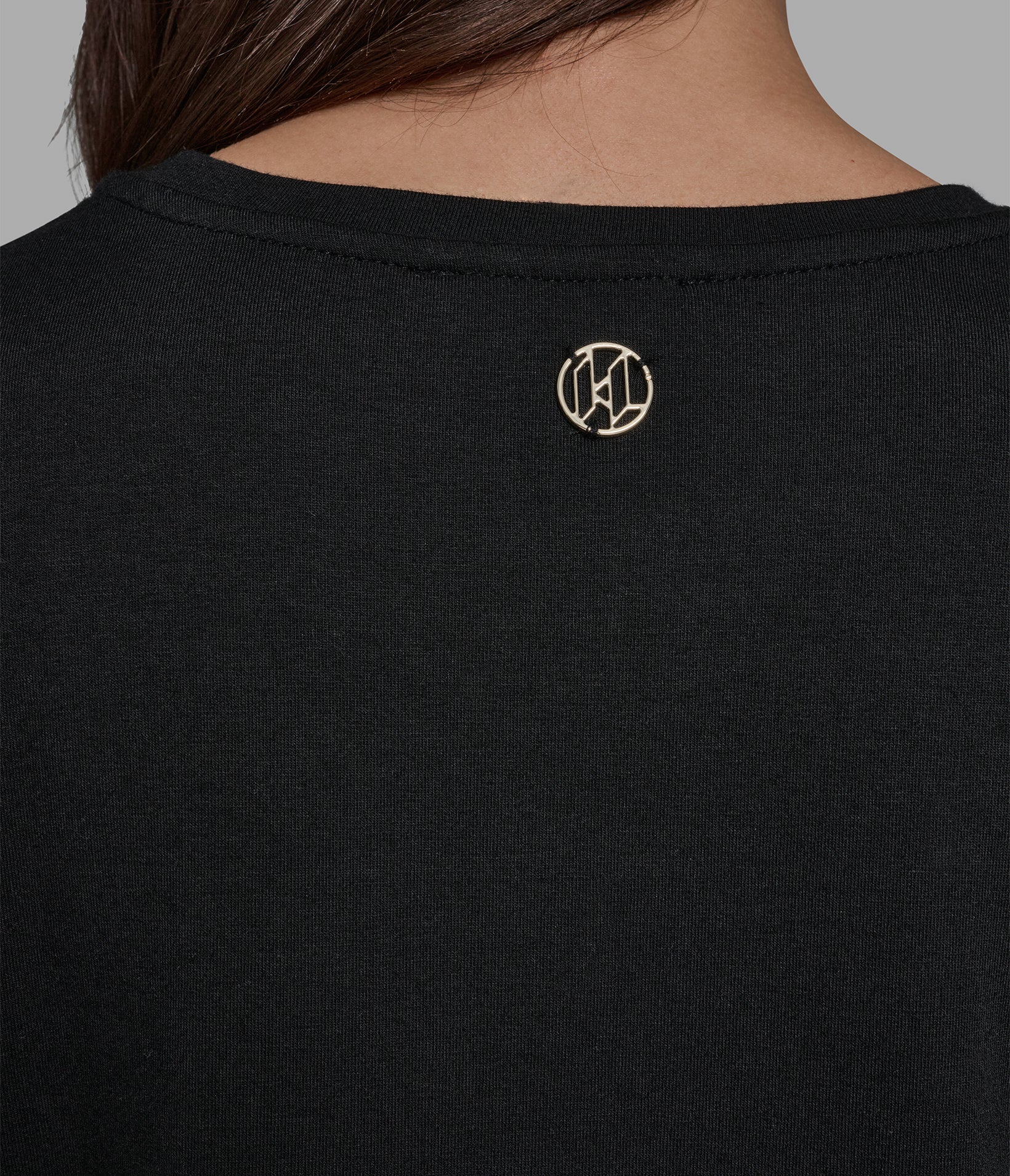 Cotton And Modal Floral Lace Hem Tee | Sweaters & Tops | Karl