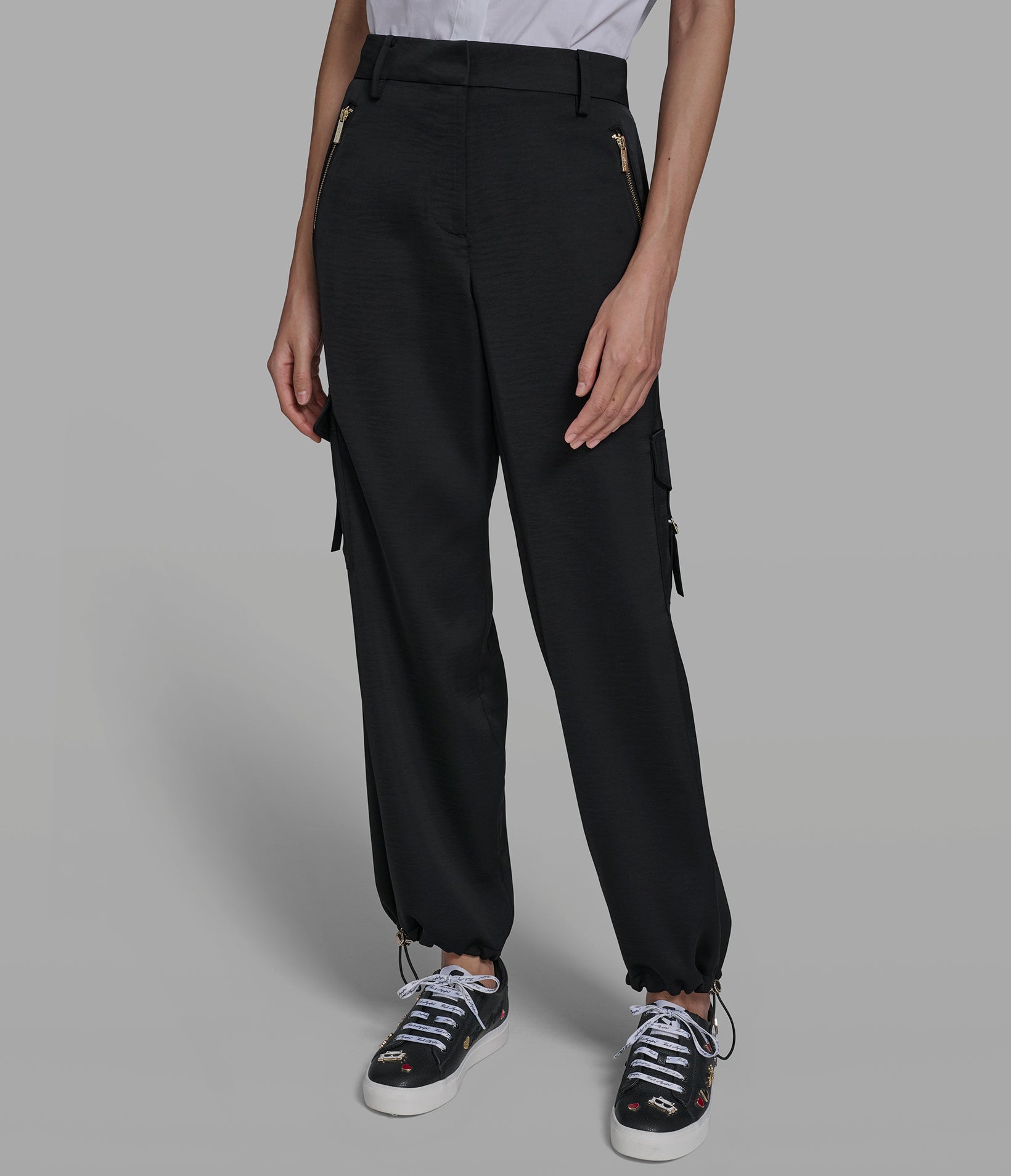 Mid Rise Straight Leg Cargo Jogger Pant | Pants & Shorts | Karl