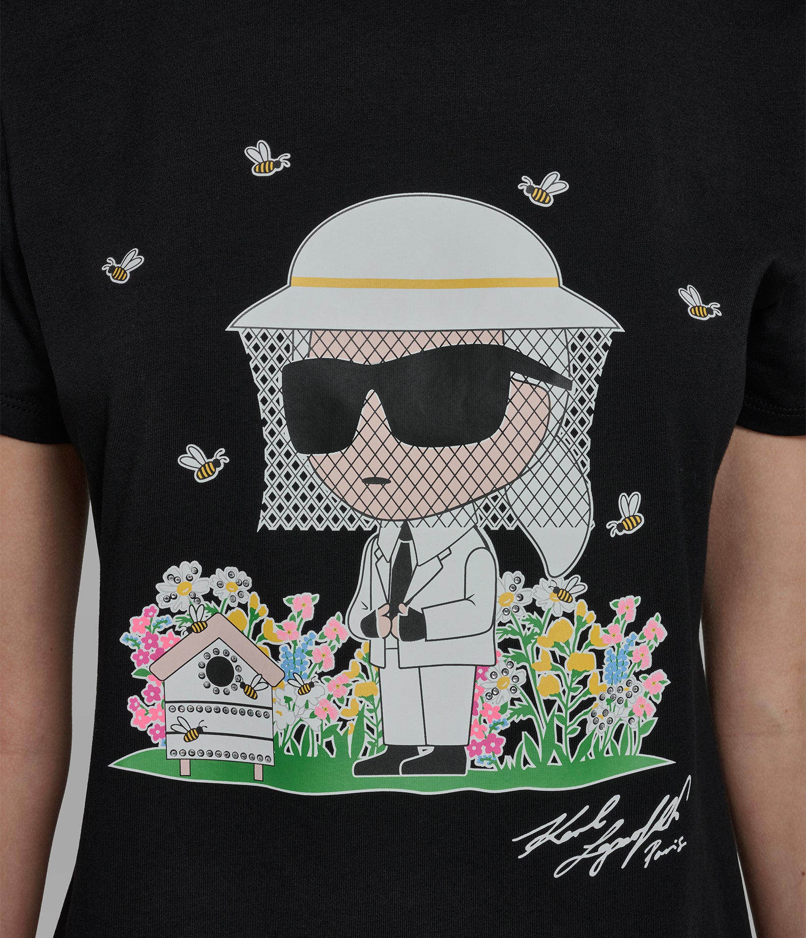 BEE KEEPER KARL LOGO TEE VIEW 6 | New Women's Clothing