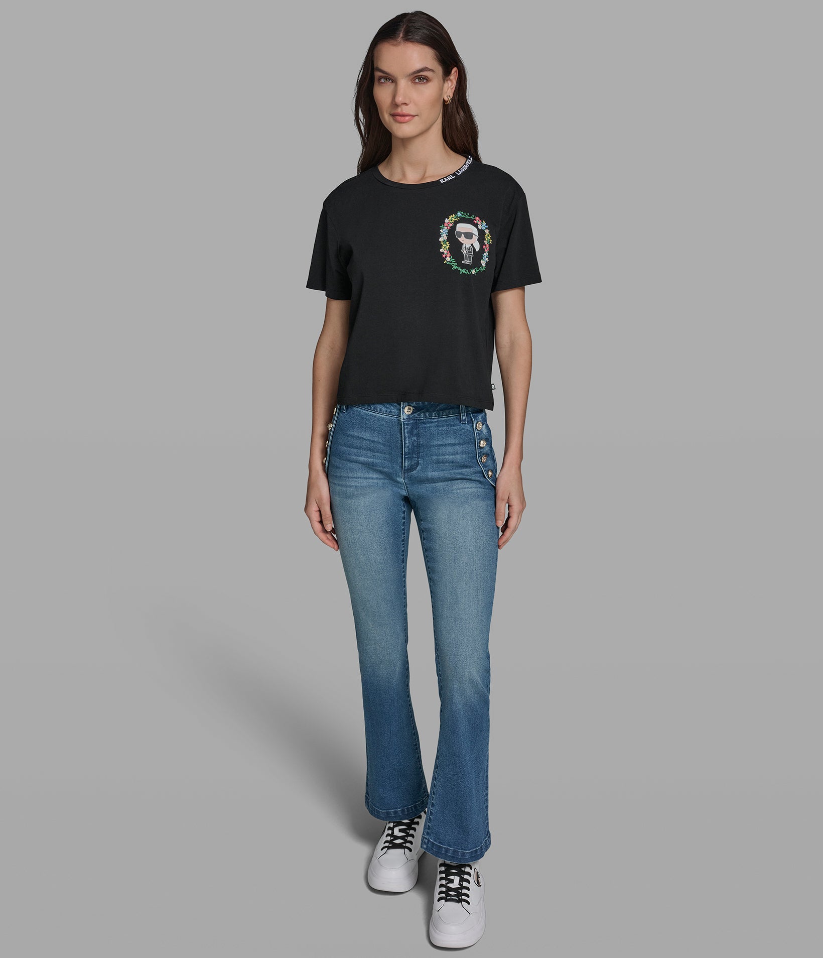 FLORAL FRAME KARL TEE VIEW 6 | Women's Spring Collection