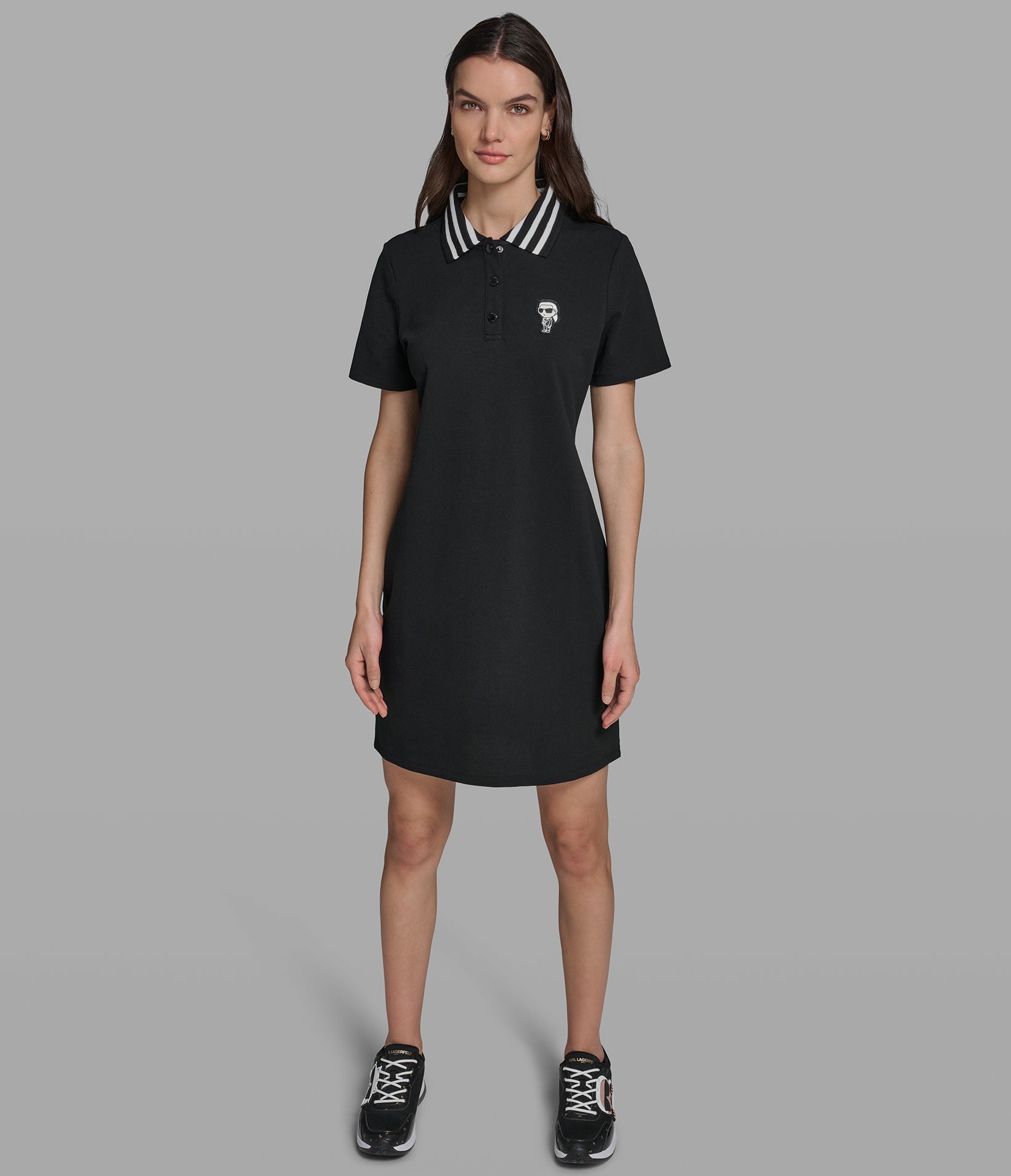 MINI KARL PATCH POLO DRESS VIEW 4 | Women's Dresses & Jumpsuits