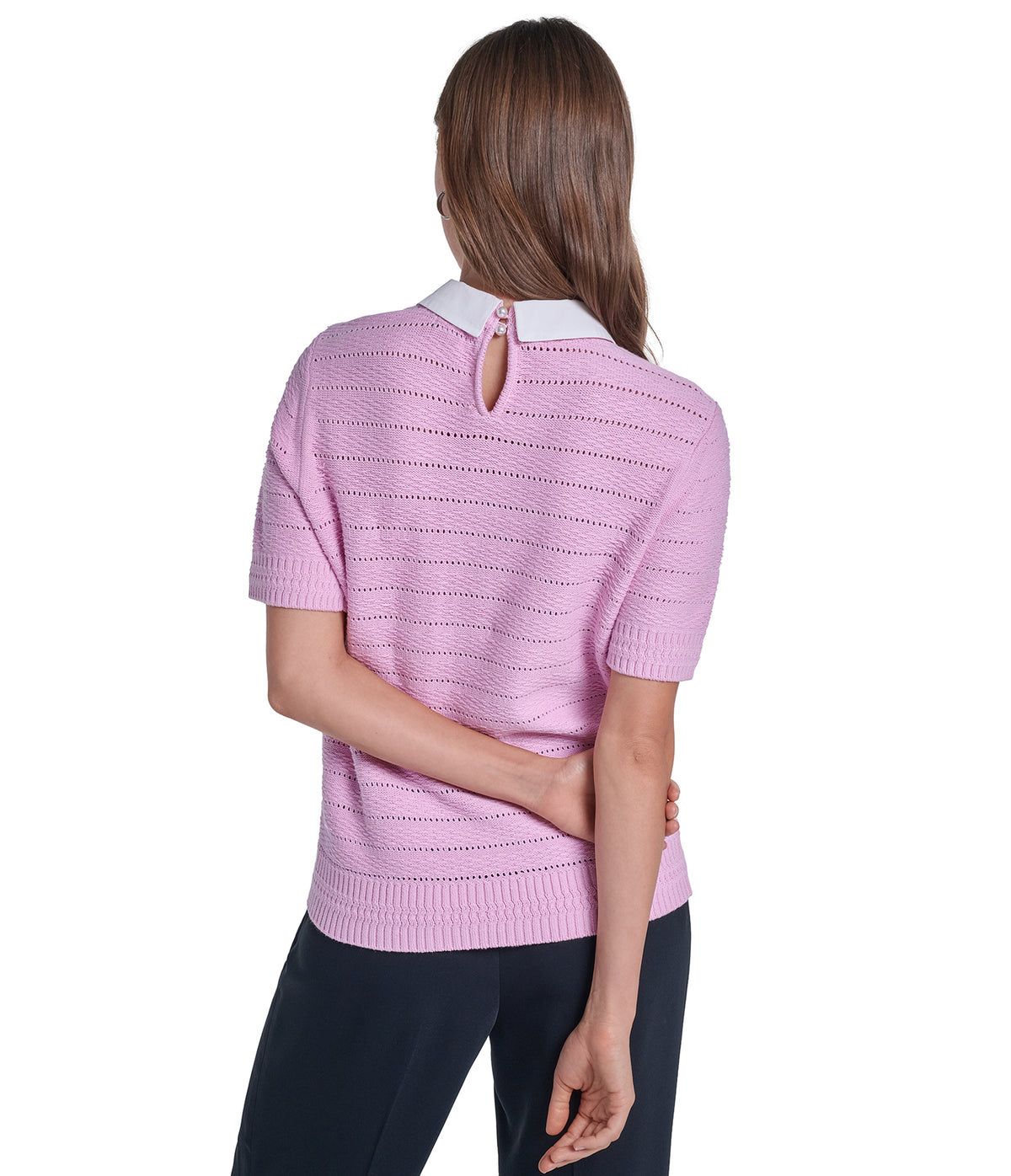 SHORT SLEEVE SWEATER VIEW 3