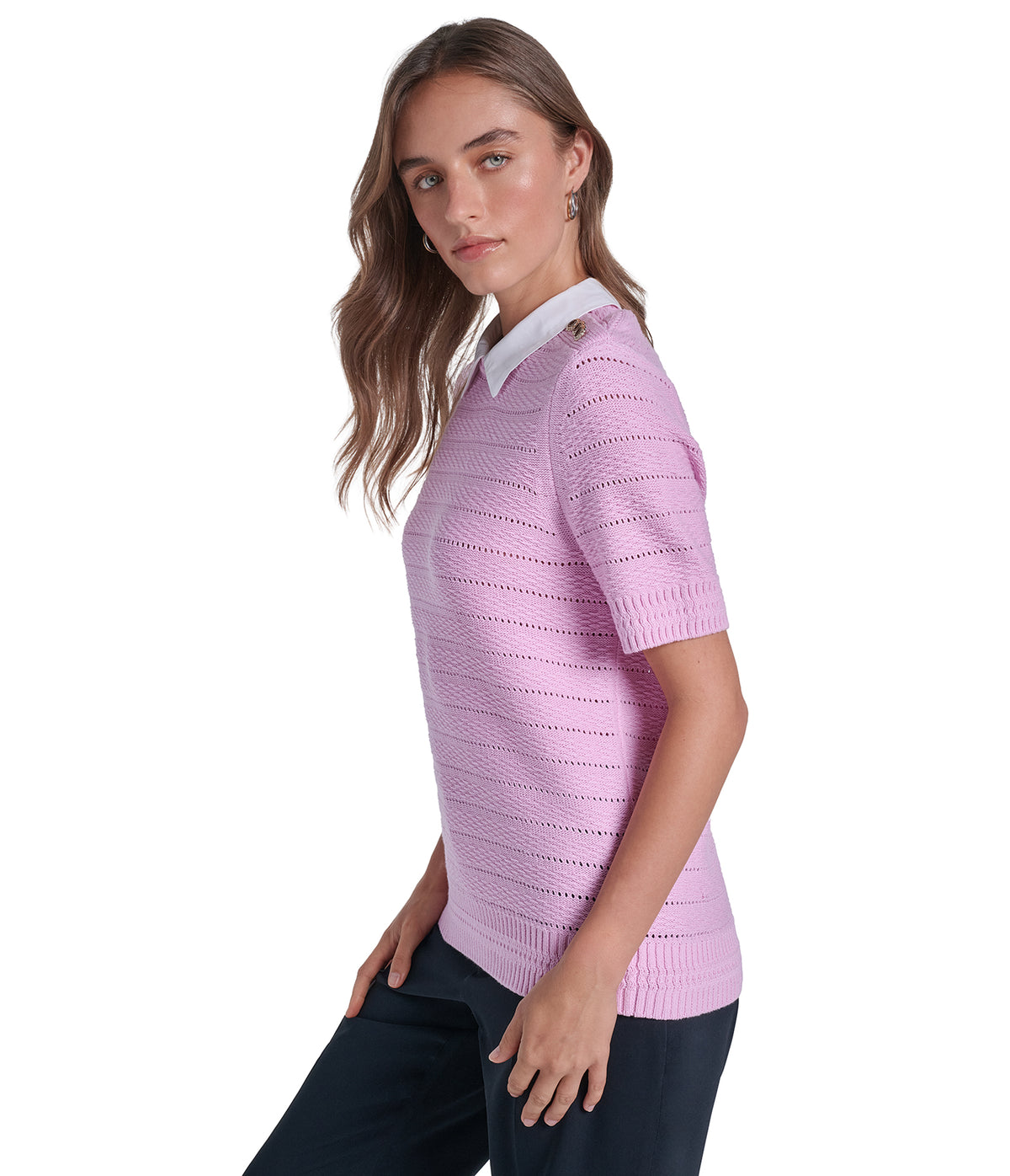 SHORT SLEEVE SWEATER VIEW 2