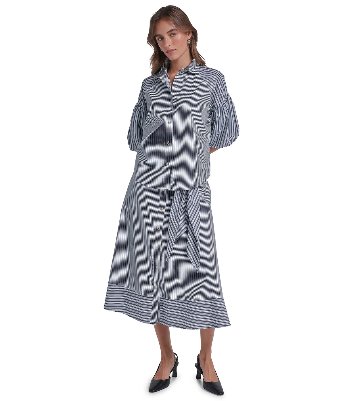 BUBBLE SLEEVE SHIRT VIEW 5