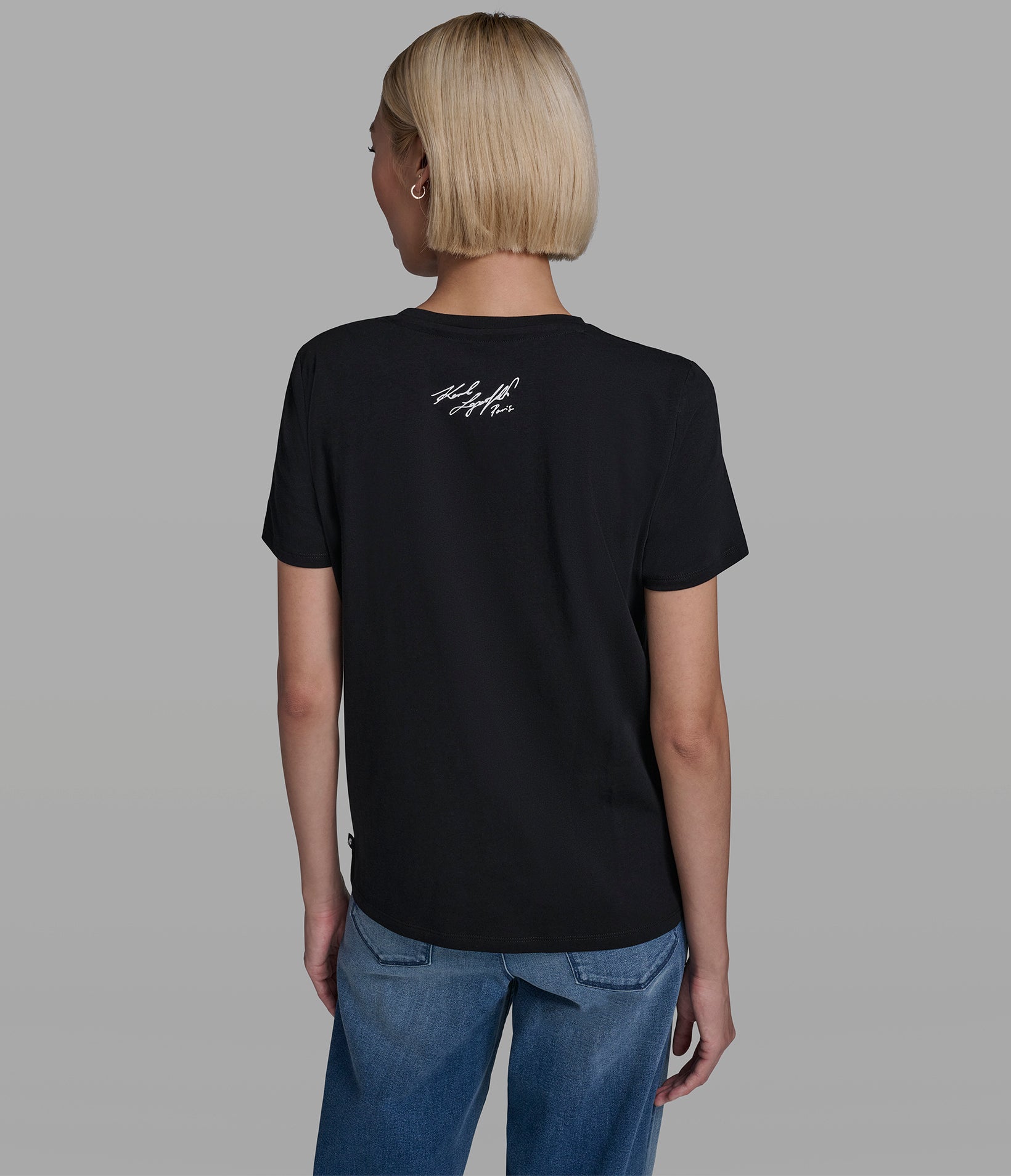 Cotton Jersey Choupette Sailor Tee | Tees & Tanks | Karl Lagerfeld