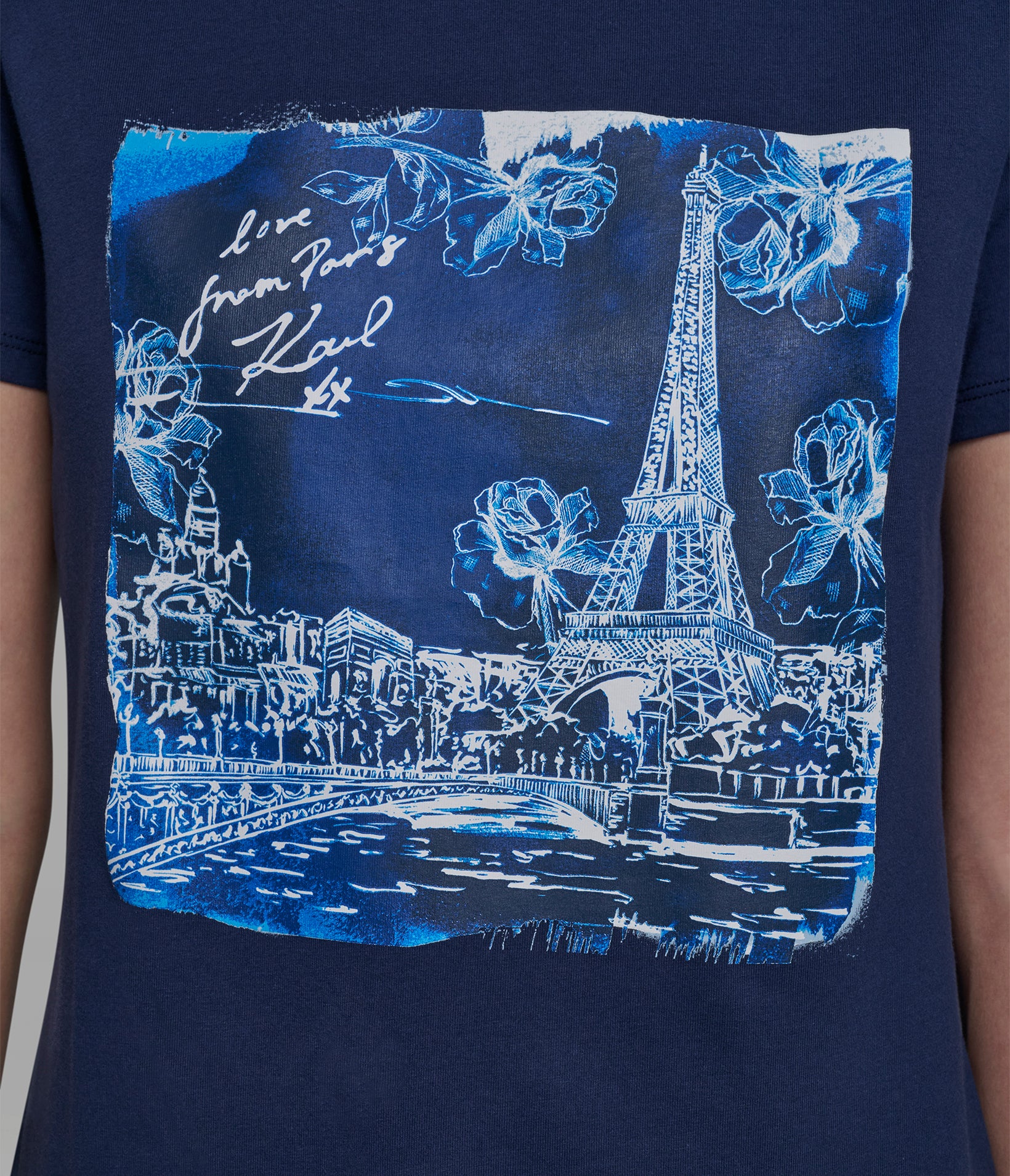 WATERCOLOR PARIS SCENE TEE VIEW 7 | Women's Sale