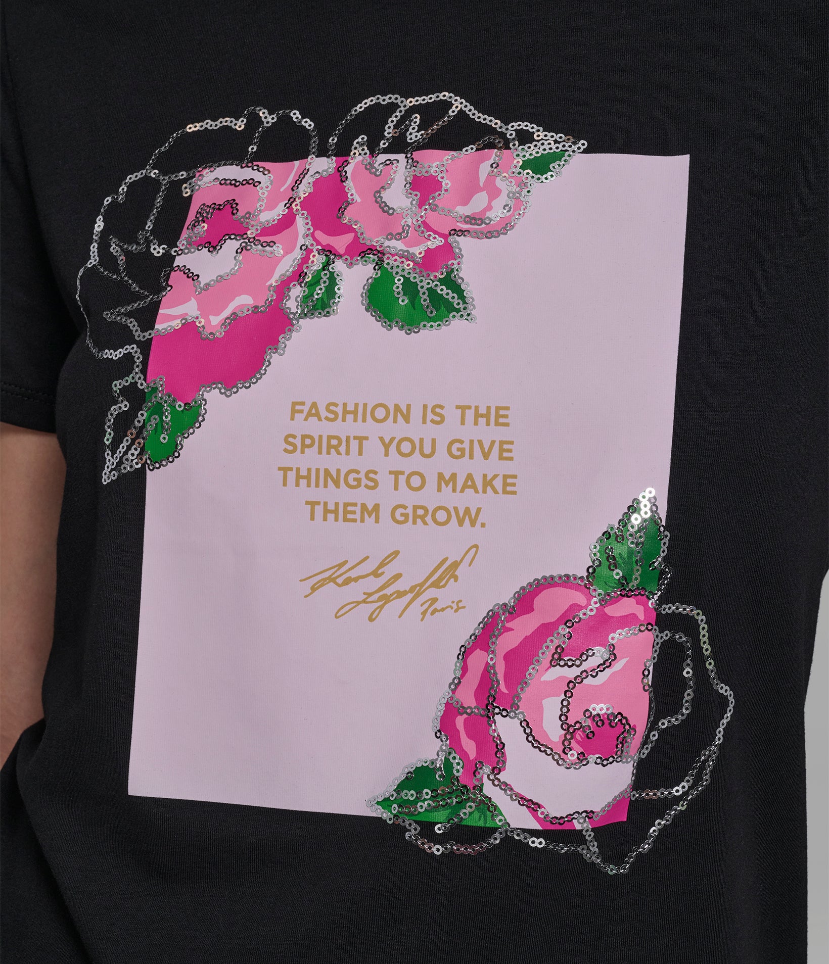 FLORAL QUOTE LOGO TEE VIEW 6