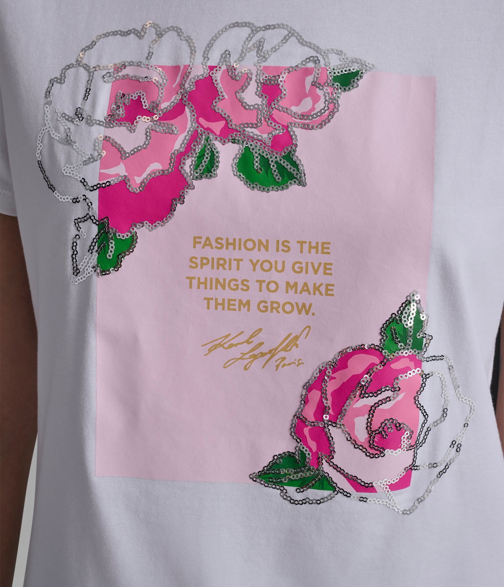 FLORAL QUOTE LOGO TEE VIEW 6