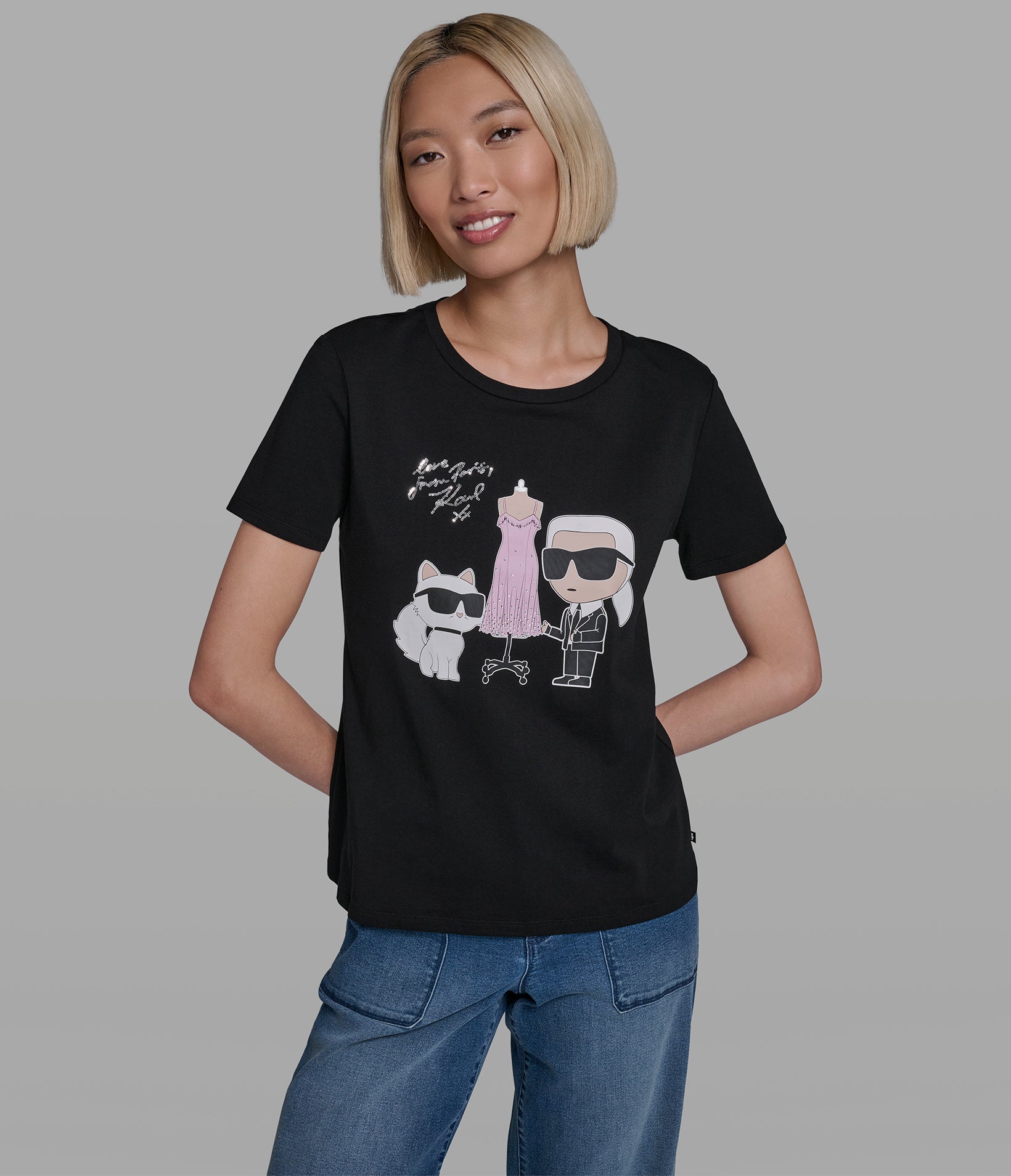 Women's Tees & Tanks: Chic Styles & Graphic Prints | Karl