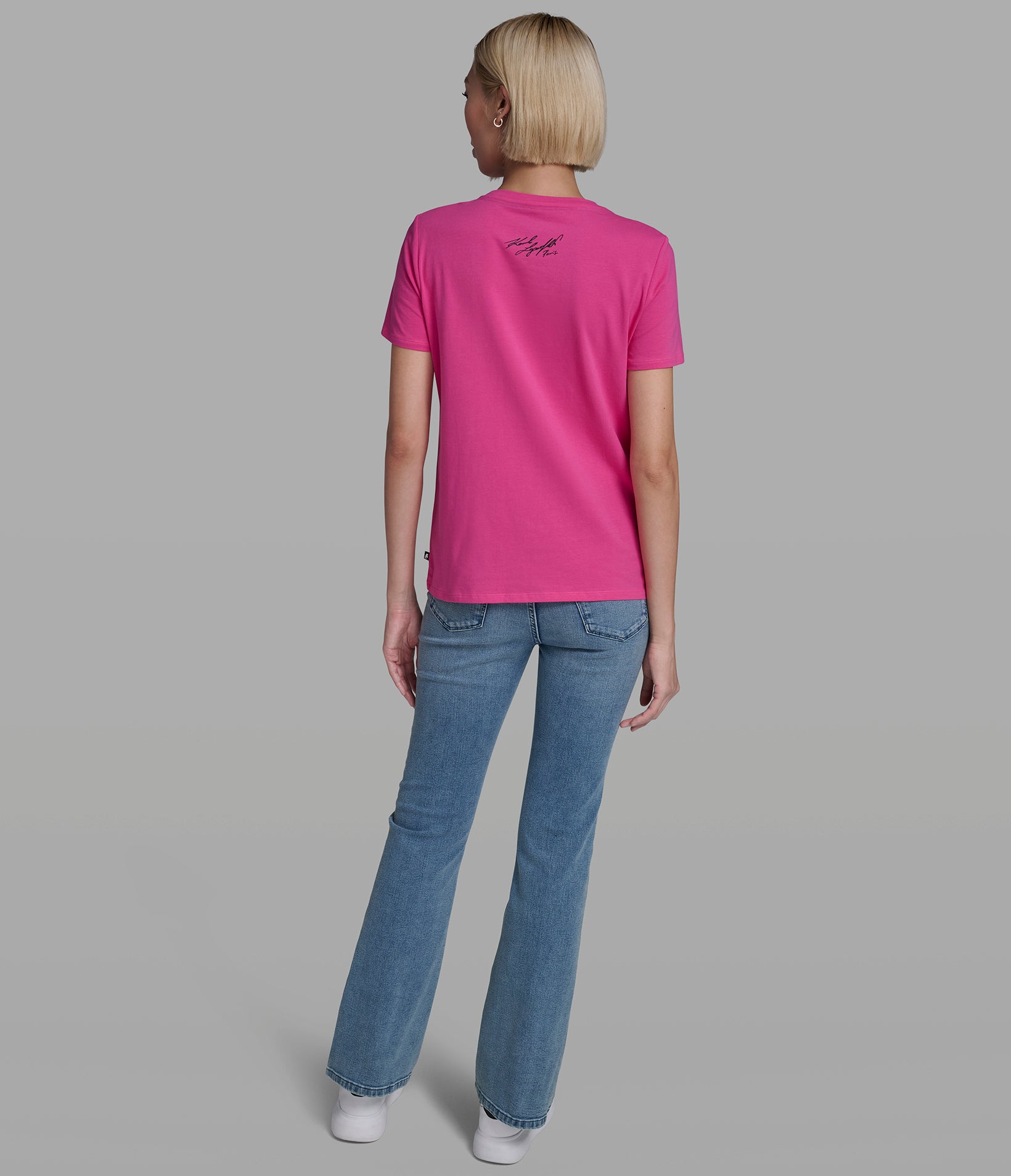 SEQUIN HEART LOGO TEE VIEW 5