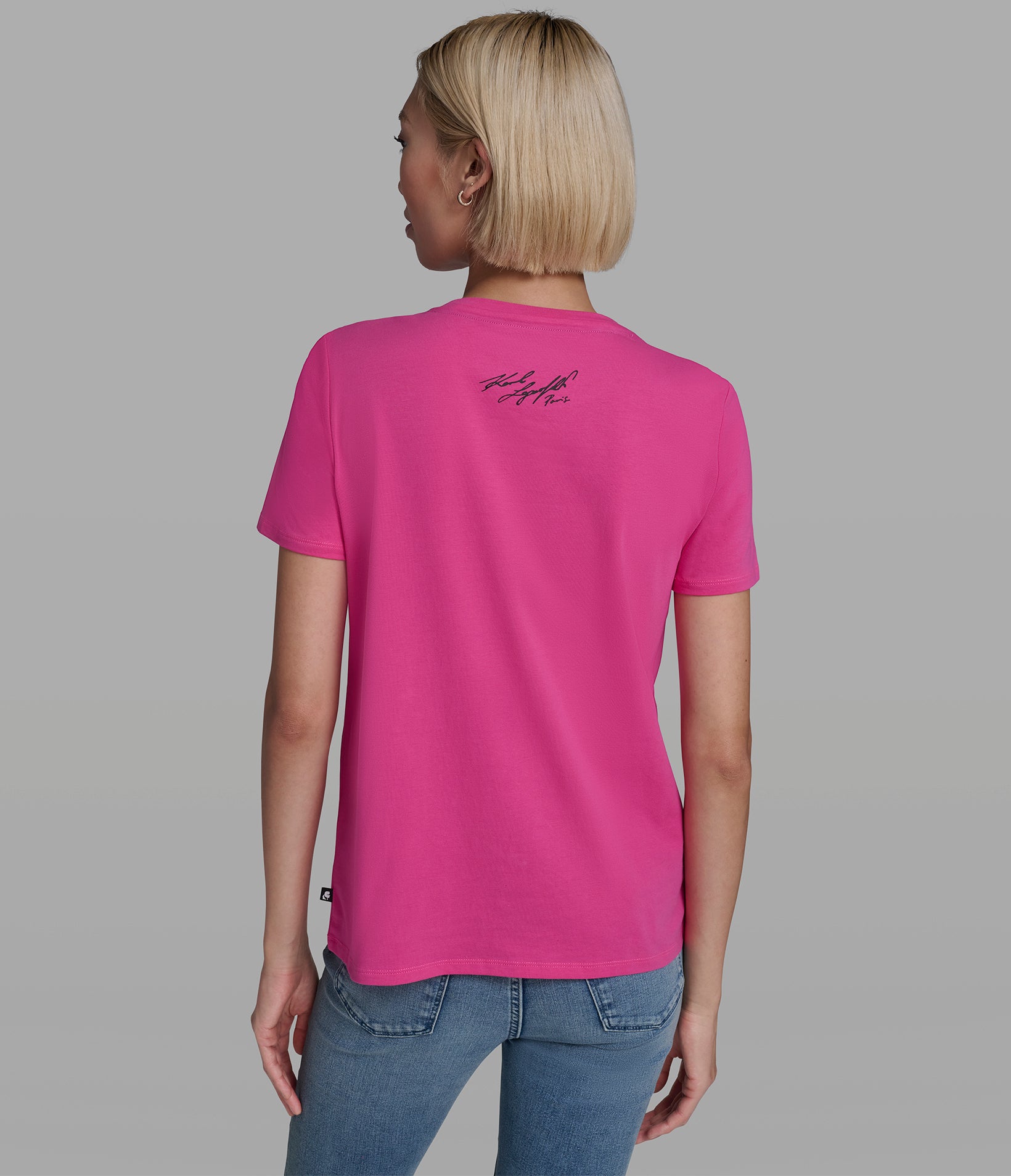 SEQUIN HEART LOGO TEE View 2 | Products