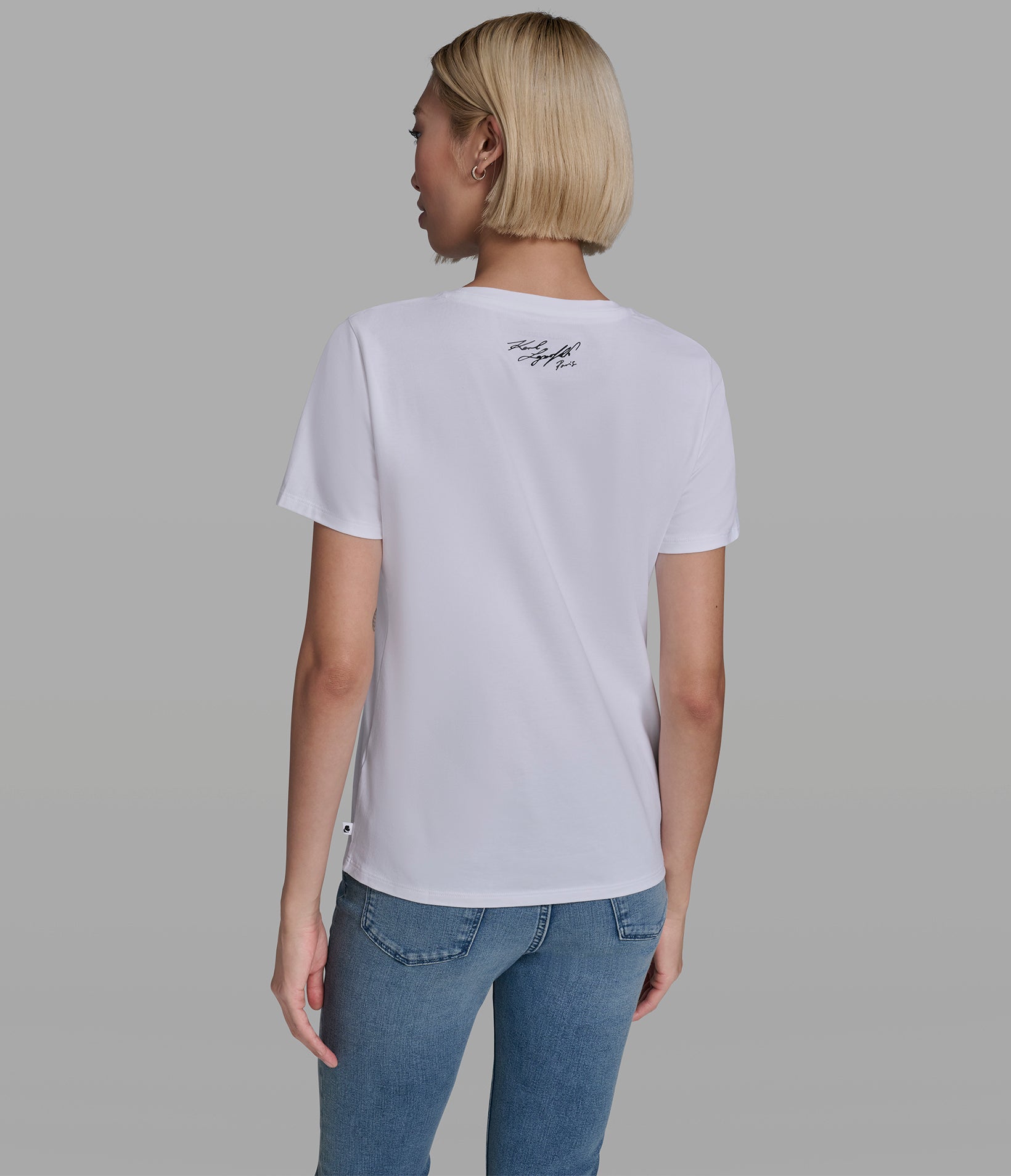 FLORAL HEART LOGO TEE View 2 | New Women's Clothing