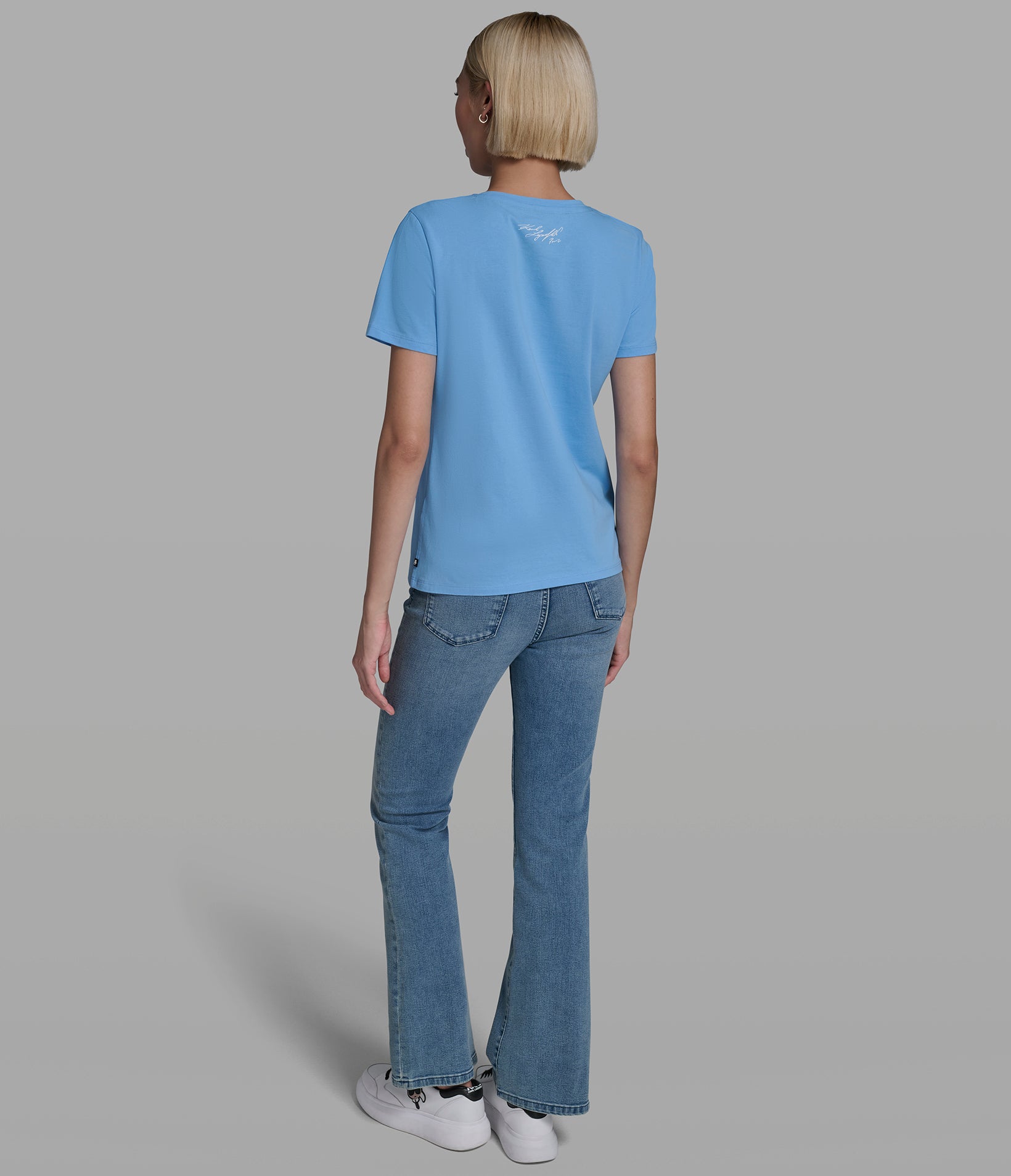 FLORAL HEART LOGO TEE VIEW 5 | New Women's Clothing